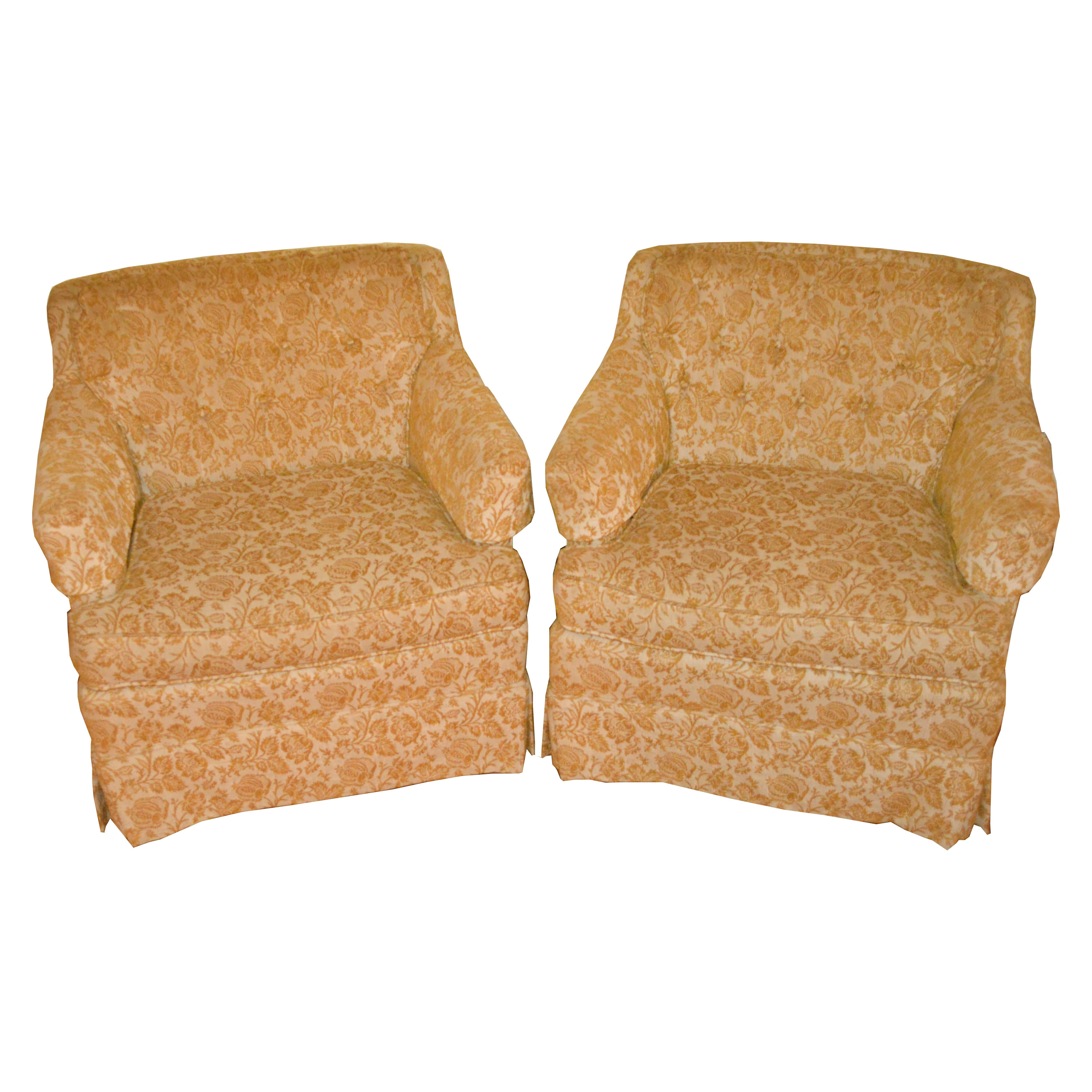 Upholstered Arm Chairs by State of Newburgh