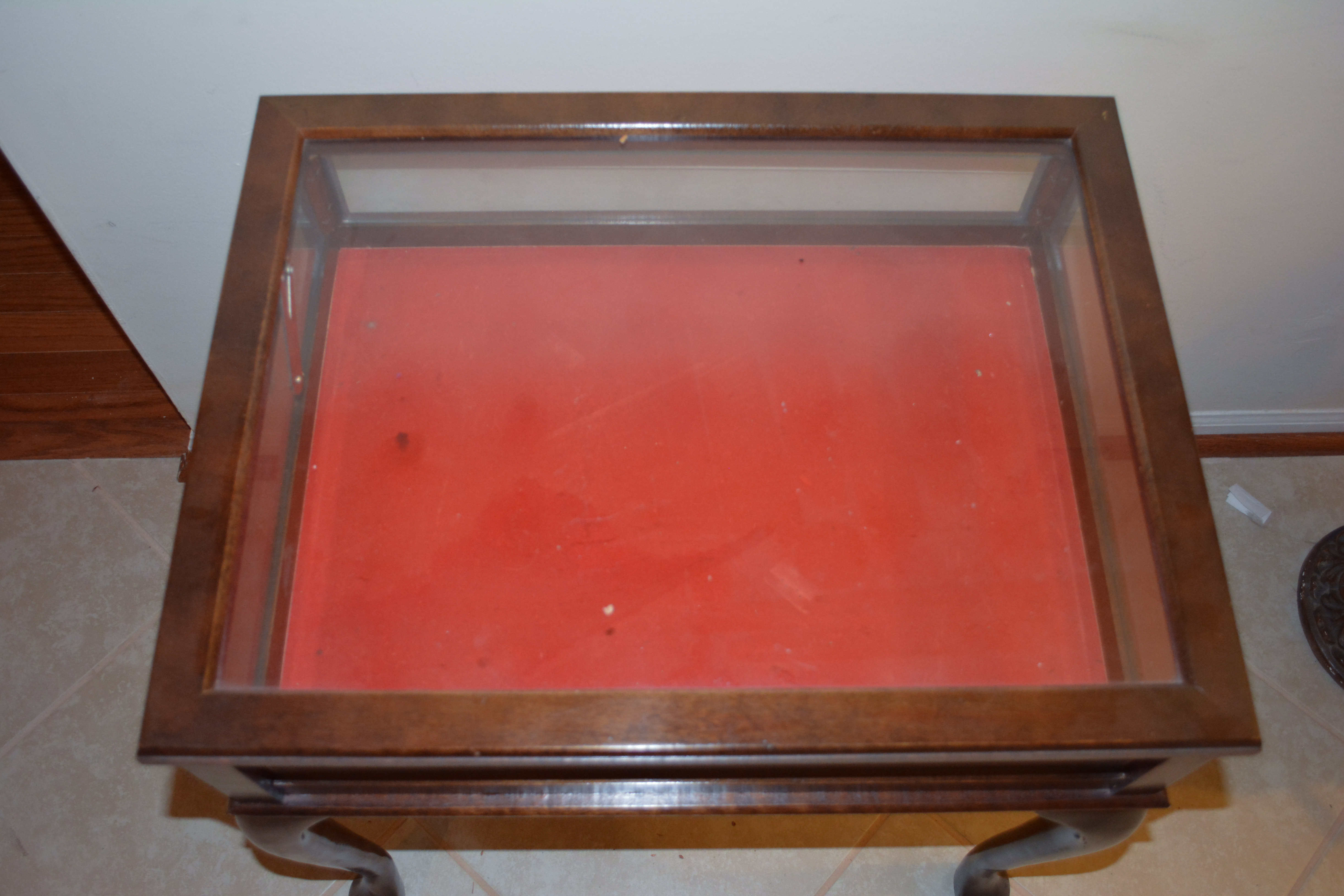 Vintage Queen Anne Style Display Table