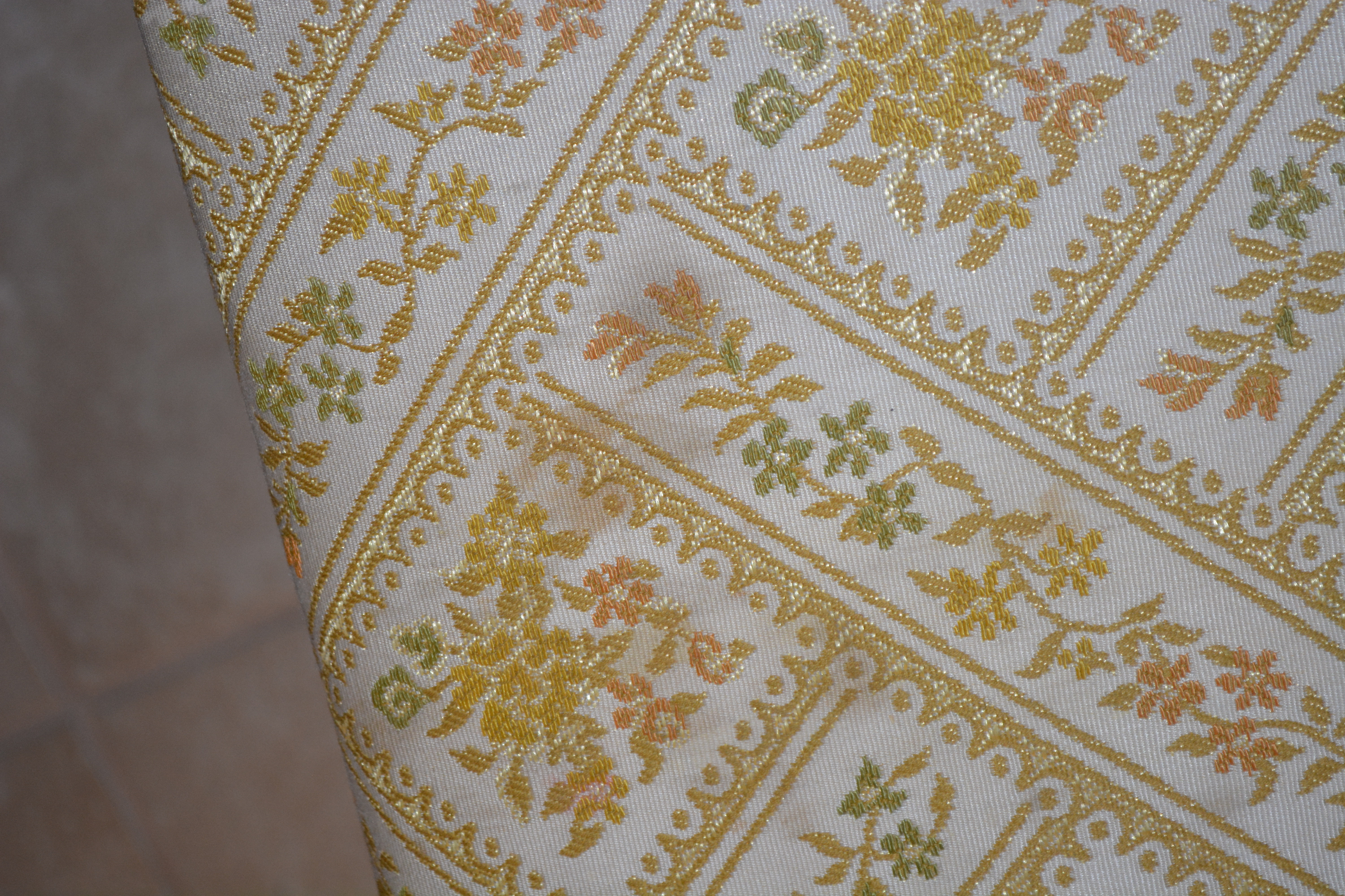 Vintage Louis XVI Inspired Wicker Back Dining Chairs