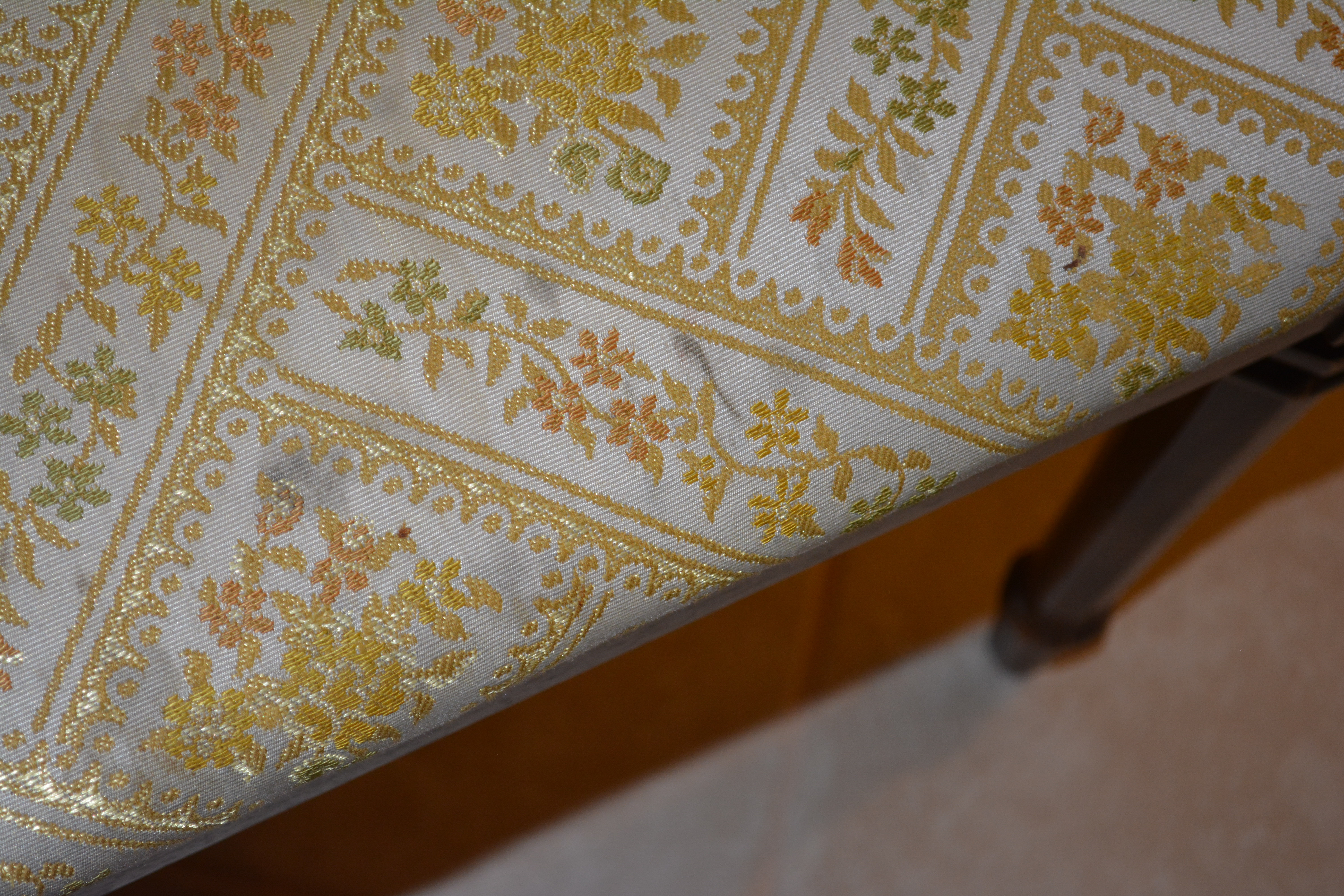 Vintage Louis XVI Inspired Wicker Back Dining Chairs