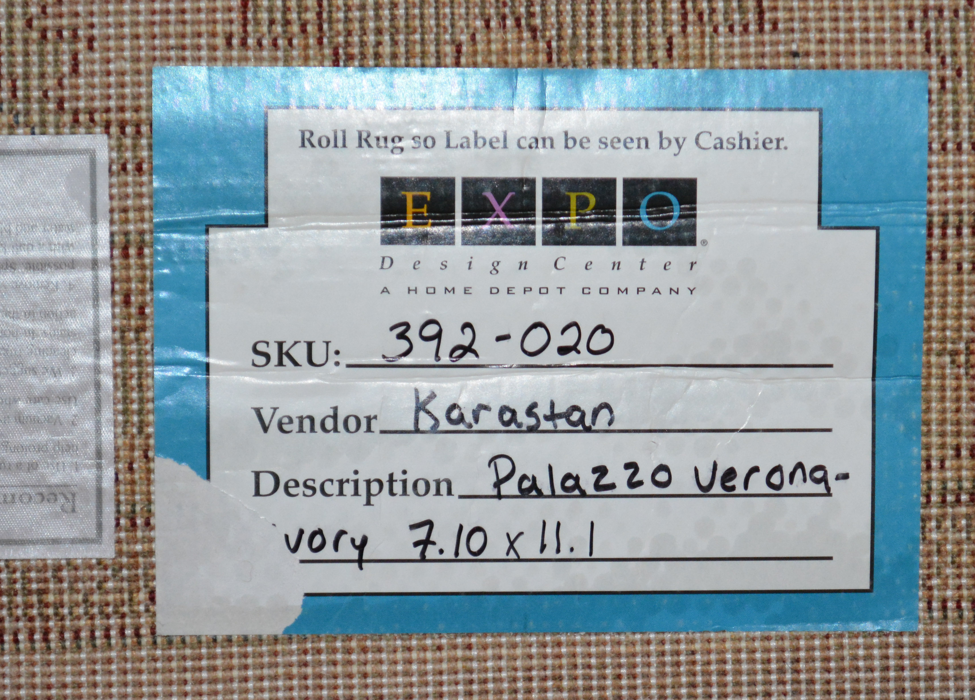 Karastan "Palazzo Verona" Belgian Machine Woven Area Rug