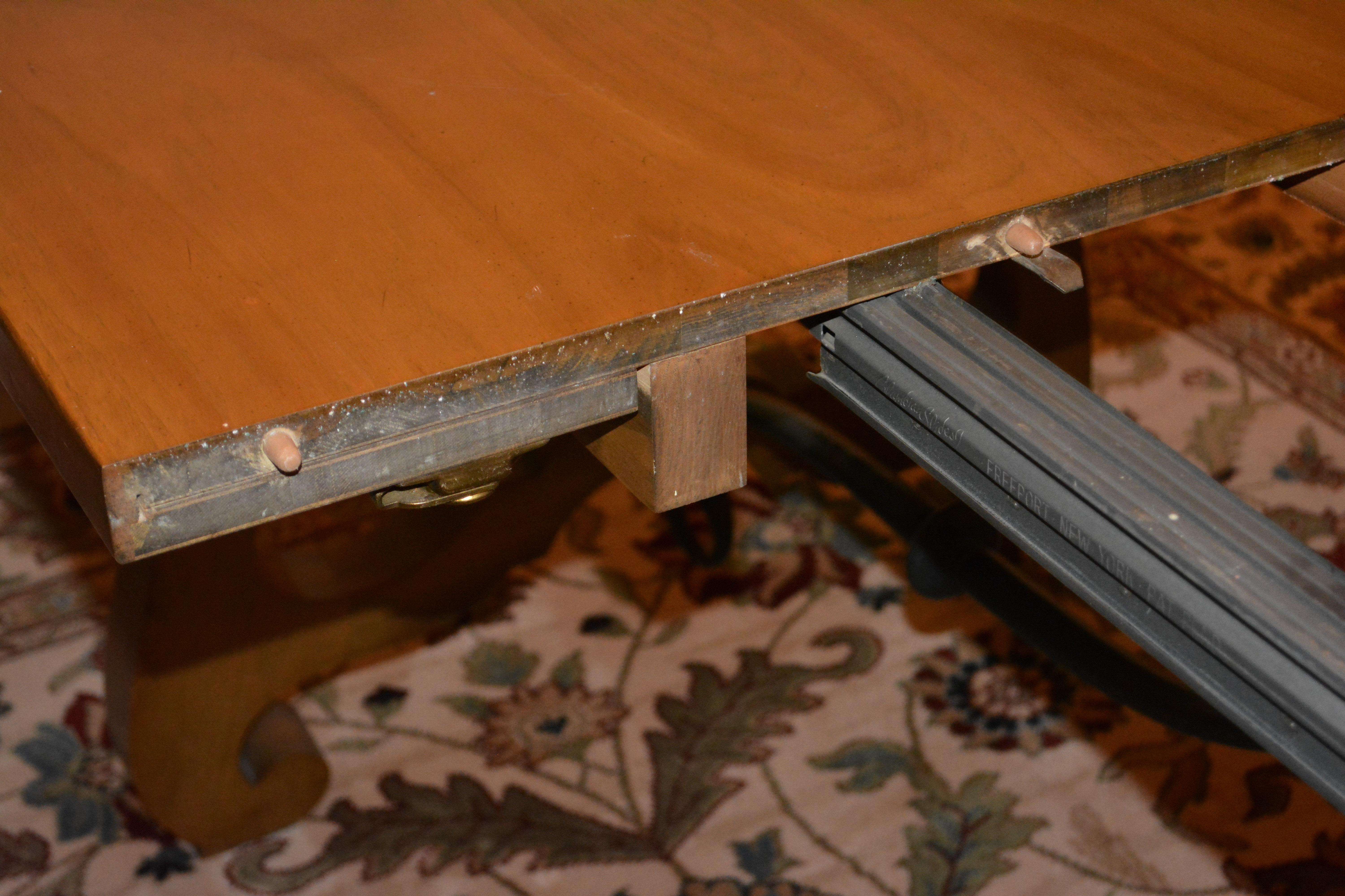 "Esperanto" Dining Table With Leaf Inserts by Drexel