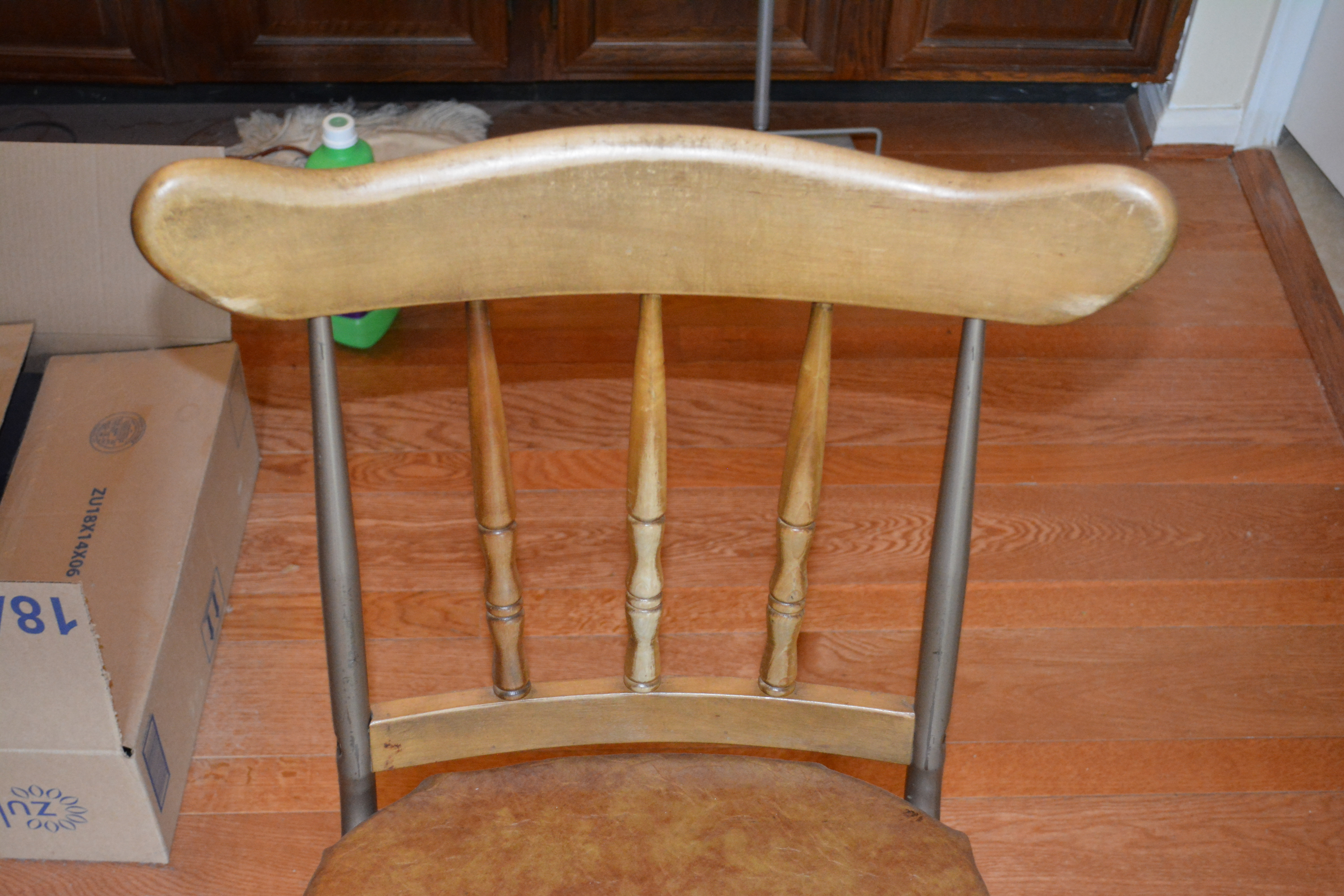 Four Vintage Wooden Chairs