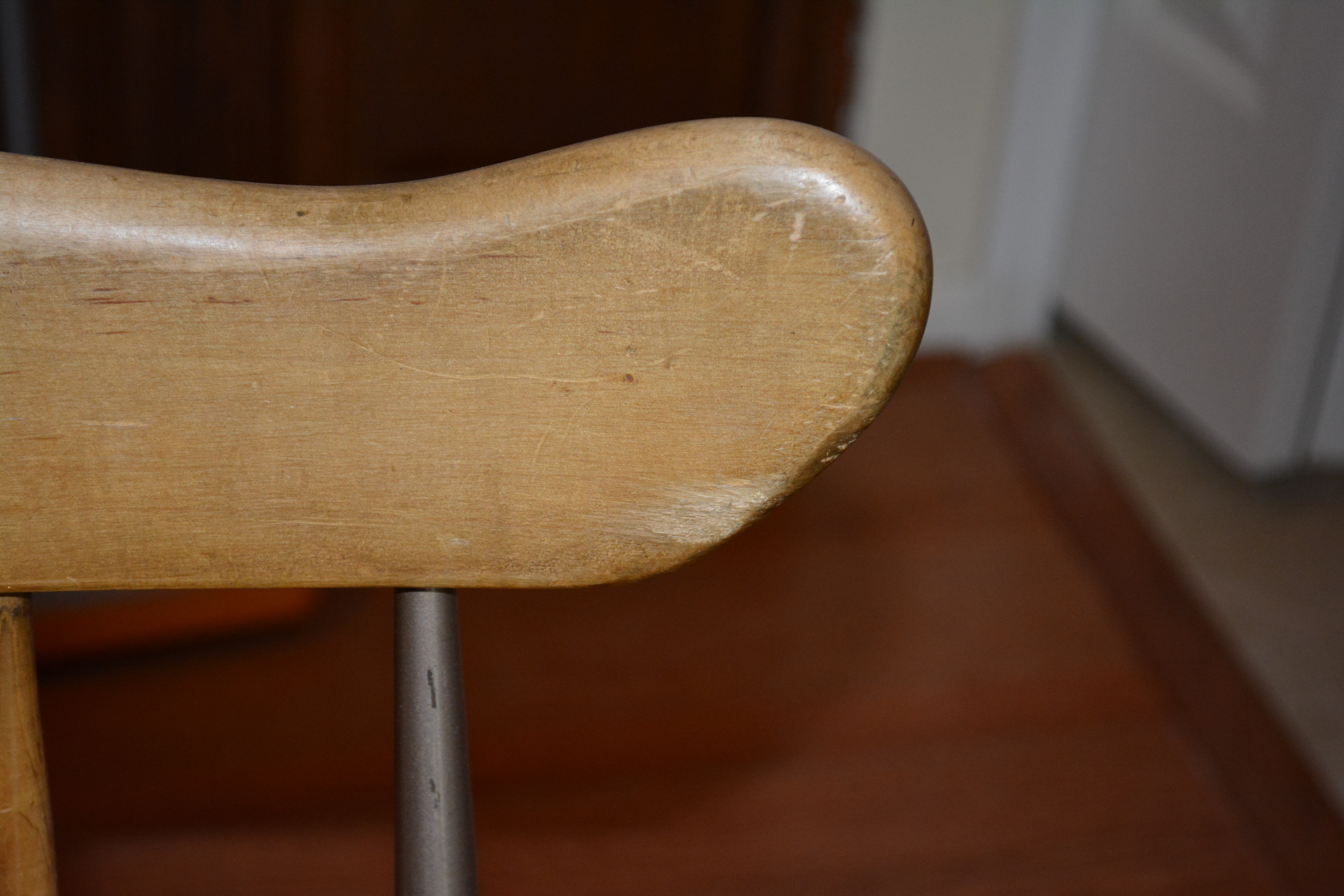 Four Vintage Wooden Chairs