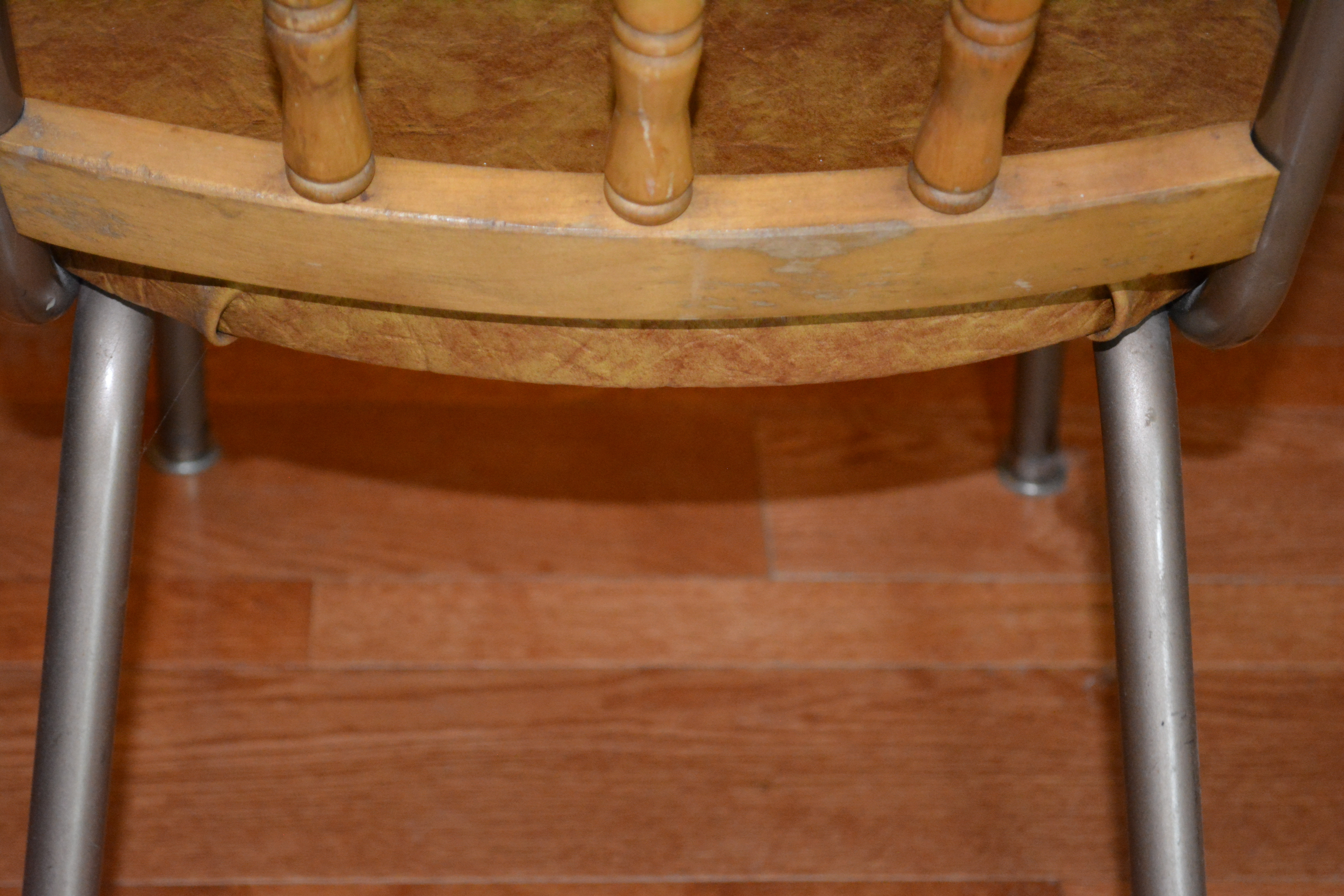 Four Vintage Wooden Chairs