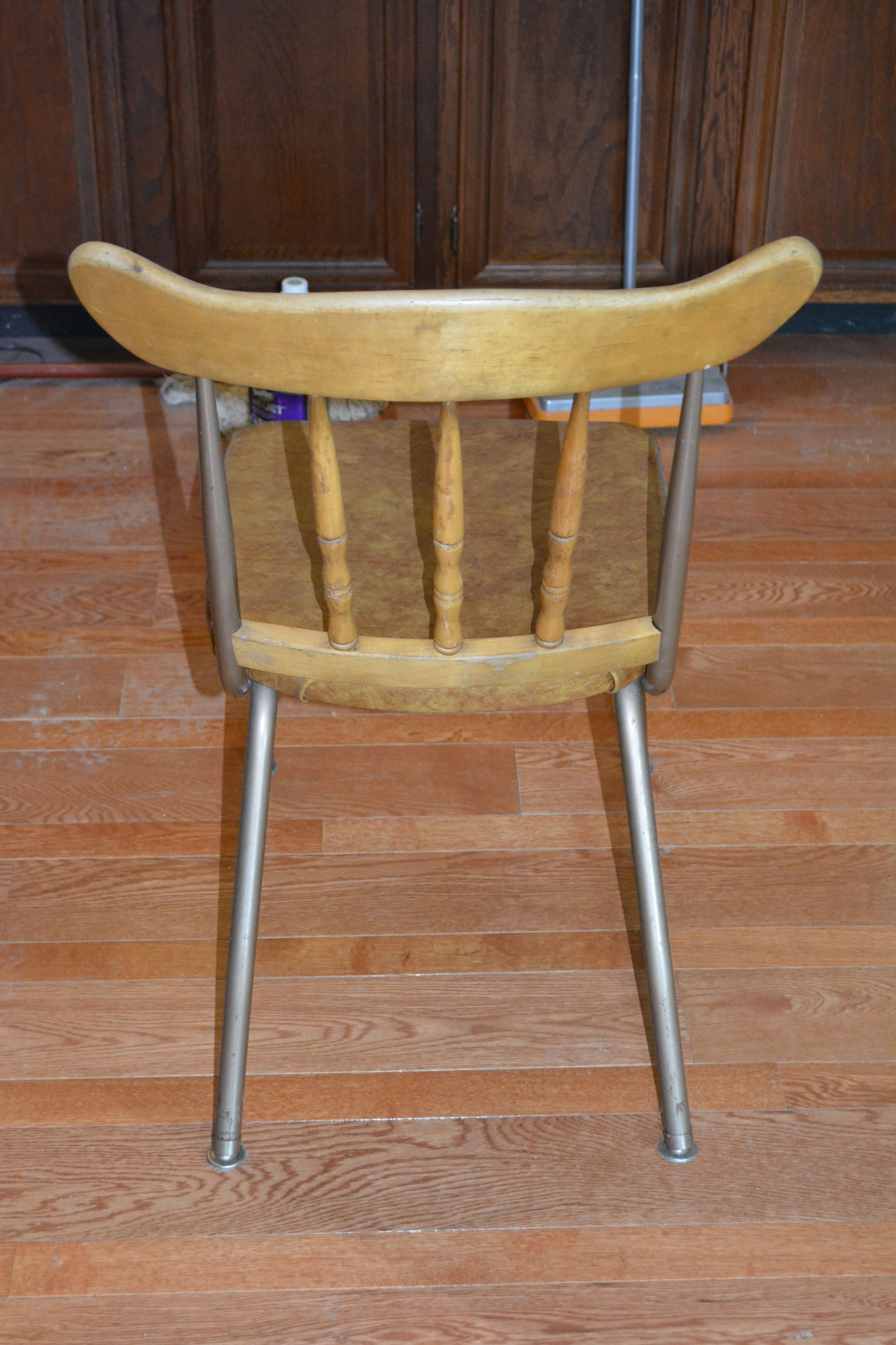 Four Vintage Wooden Chairs