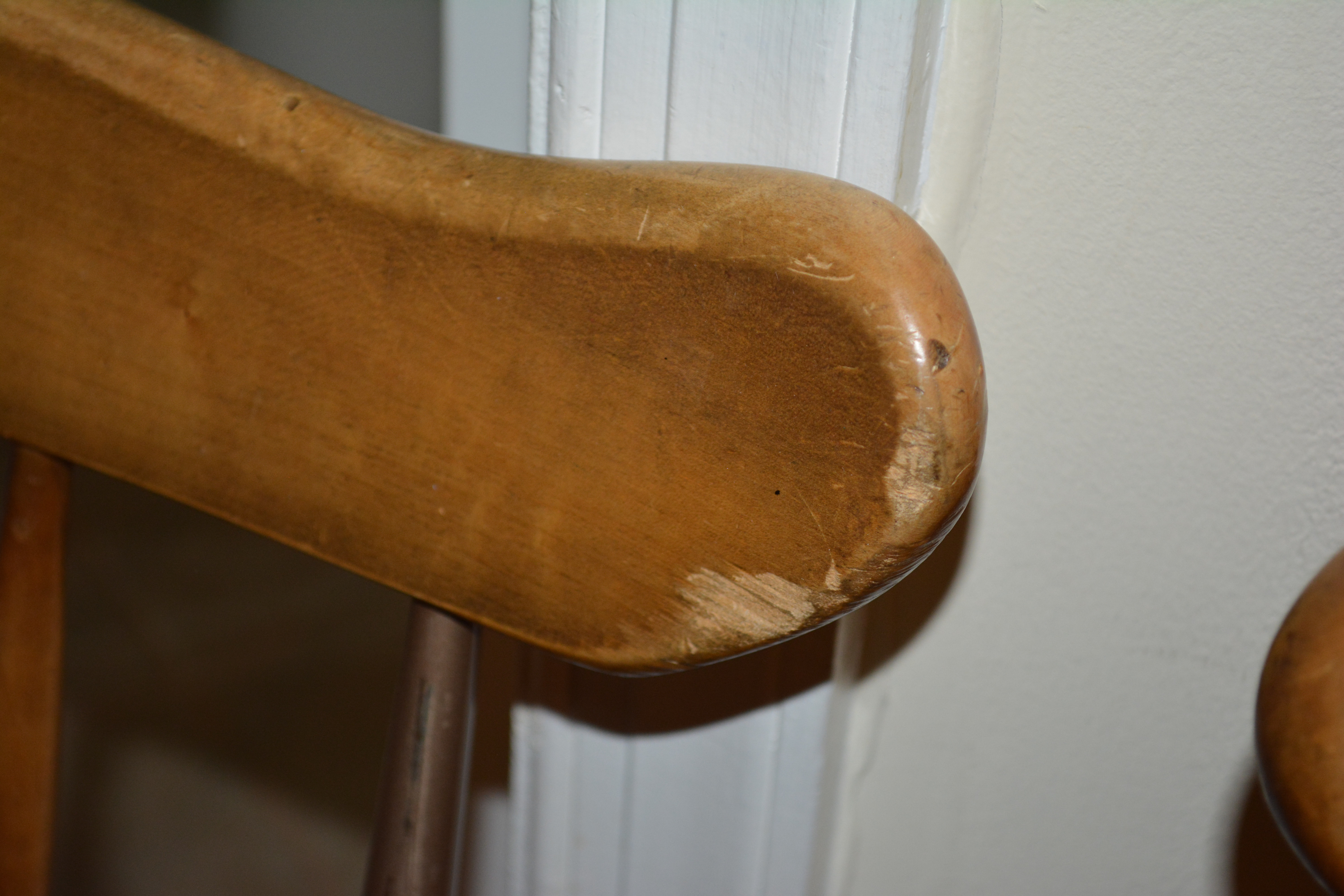 Four Vintage Wooden Chairs