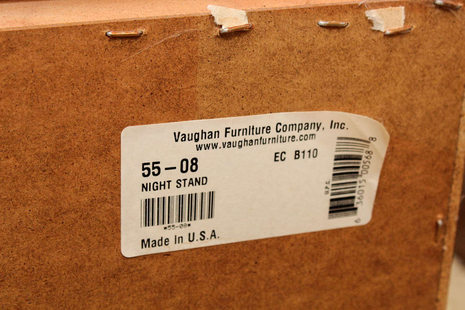 Vaughan Furniture Matching Chest of Drawers and Nightstand