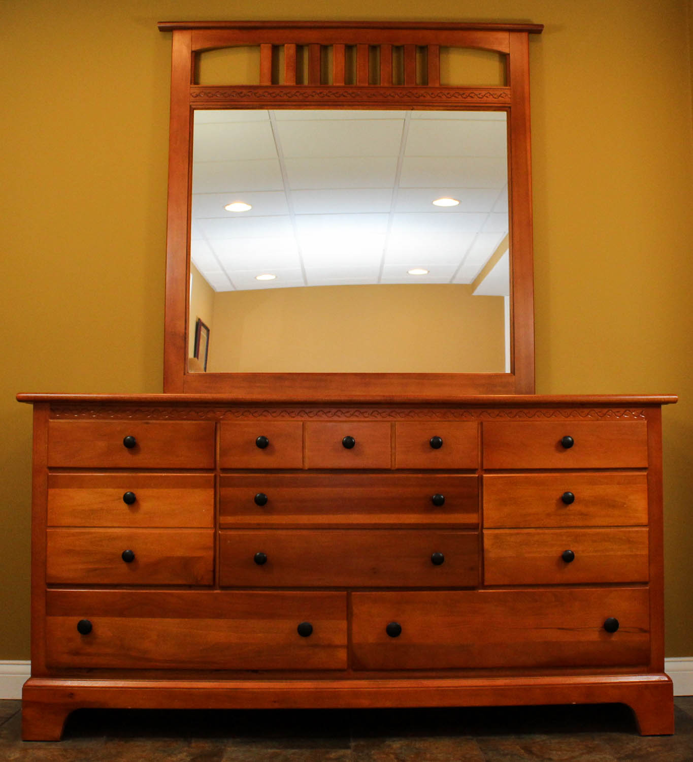 Vaughan Furniture Dresser with Mirror
