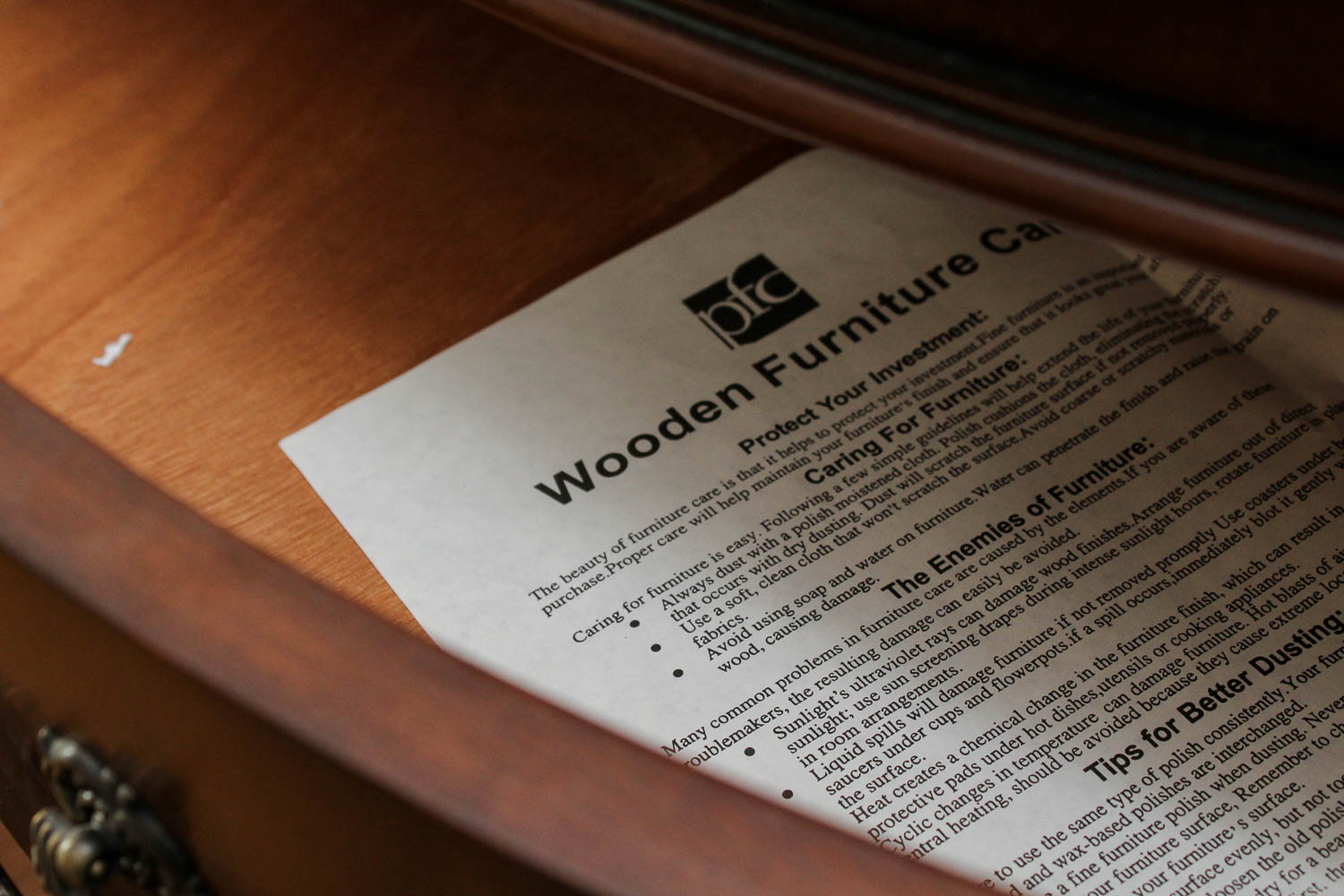 Demilune Marble Top Chest