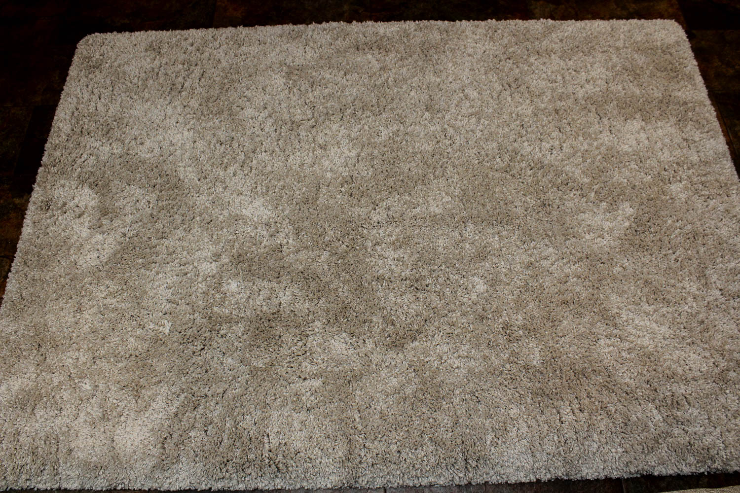 Neutral Shag Area Rug