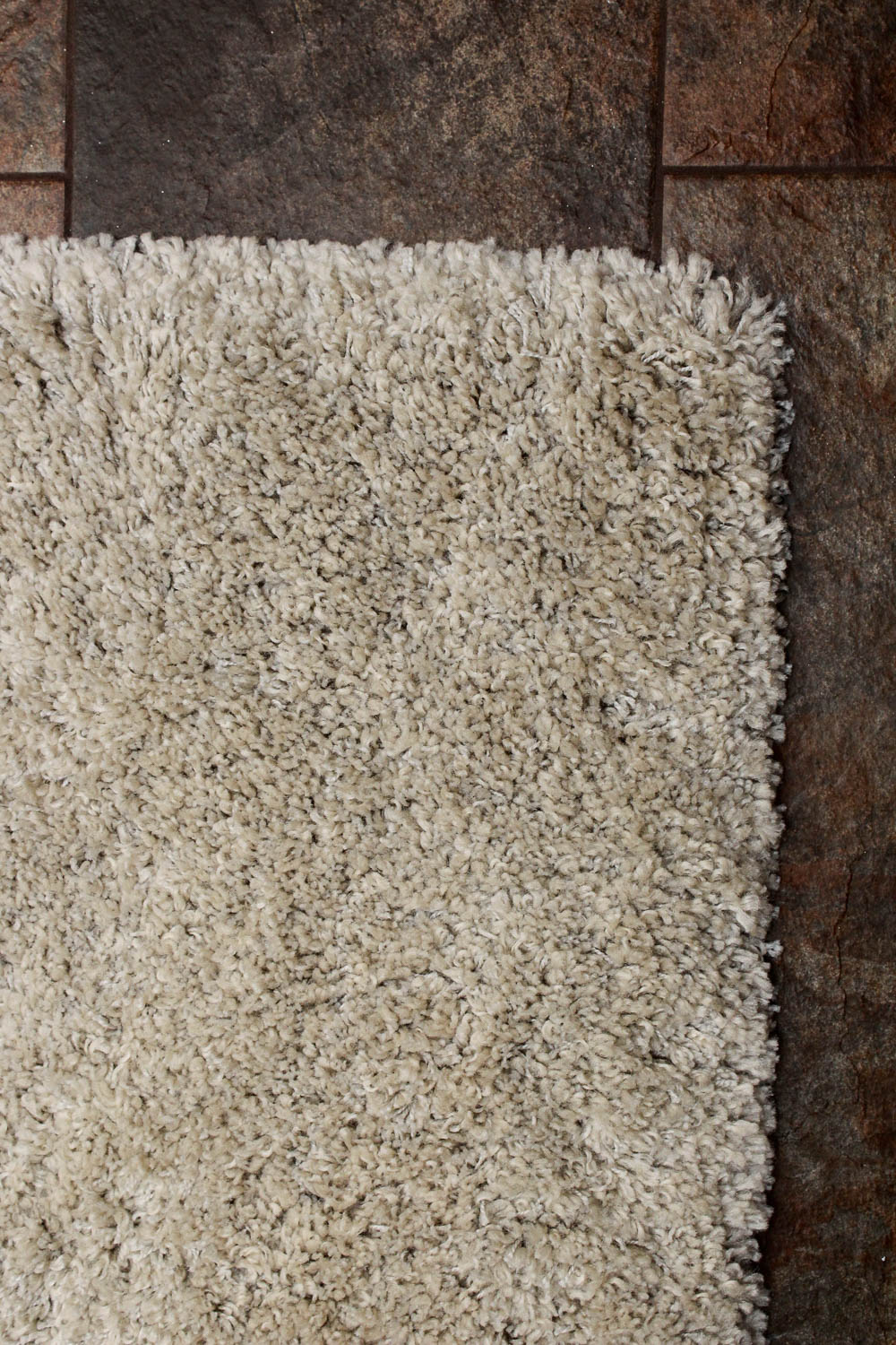 Neutral Shag Area Rug