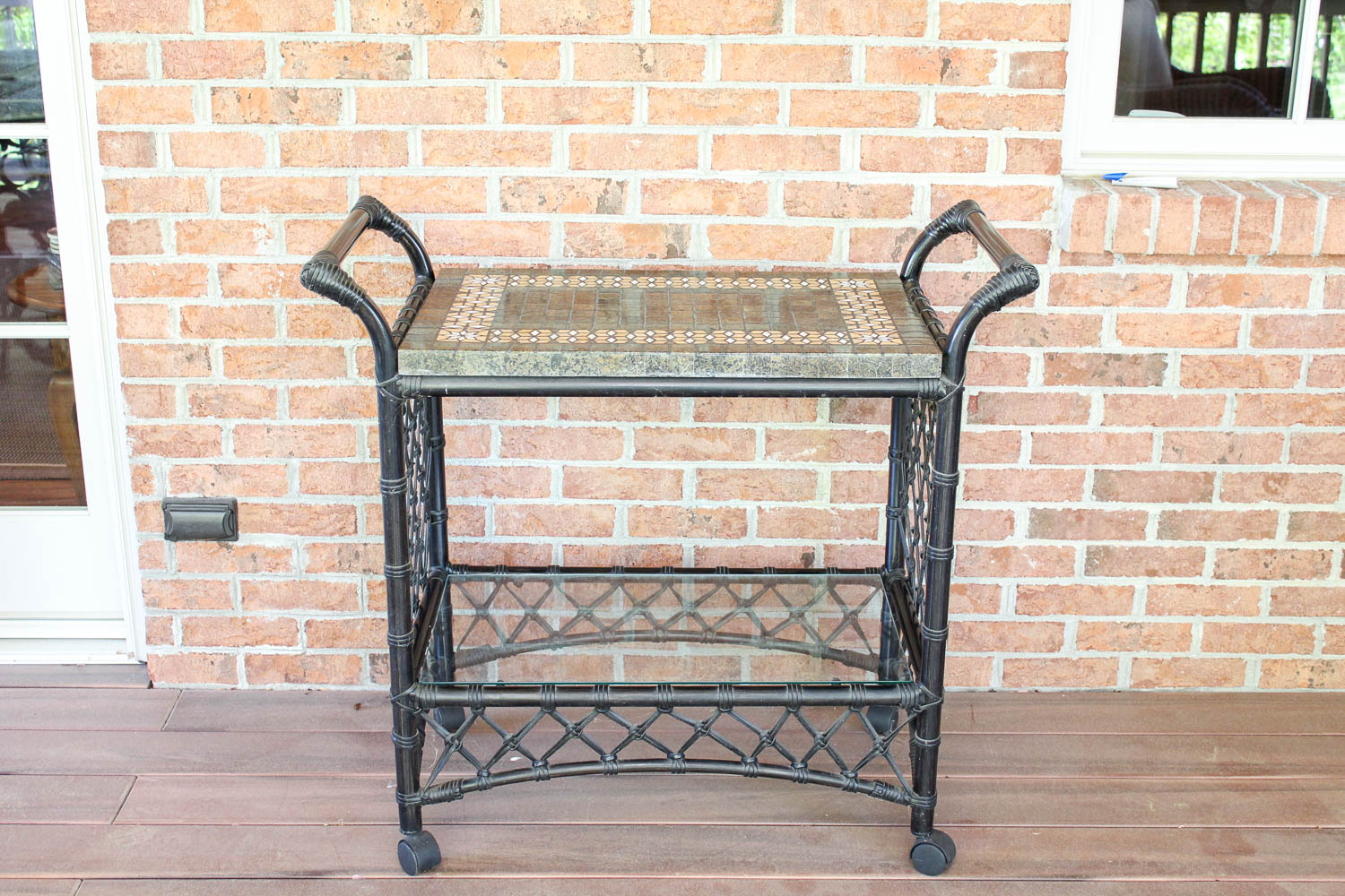 Outdoor Marble Kitchen Cart