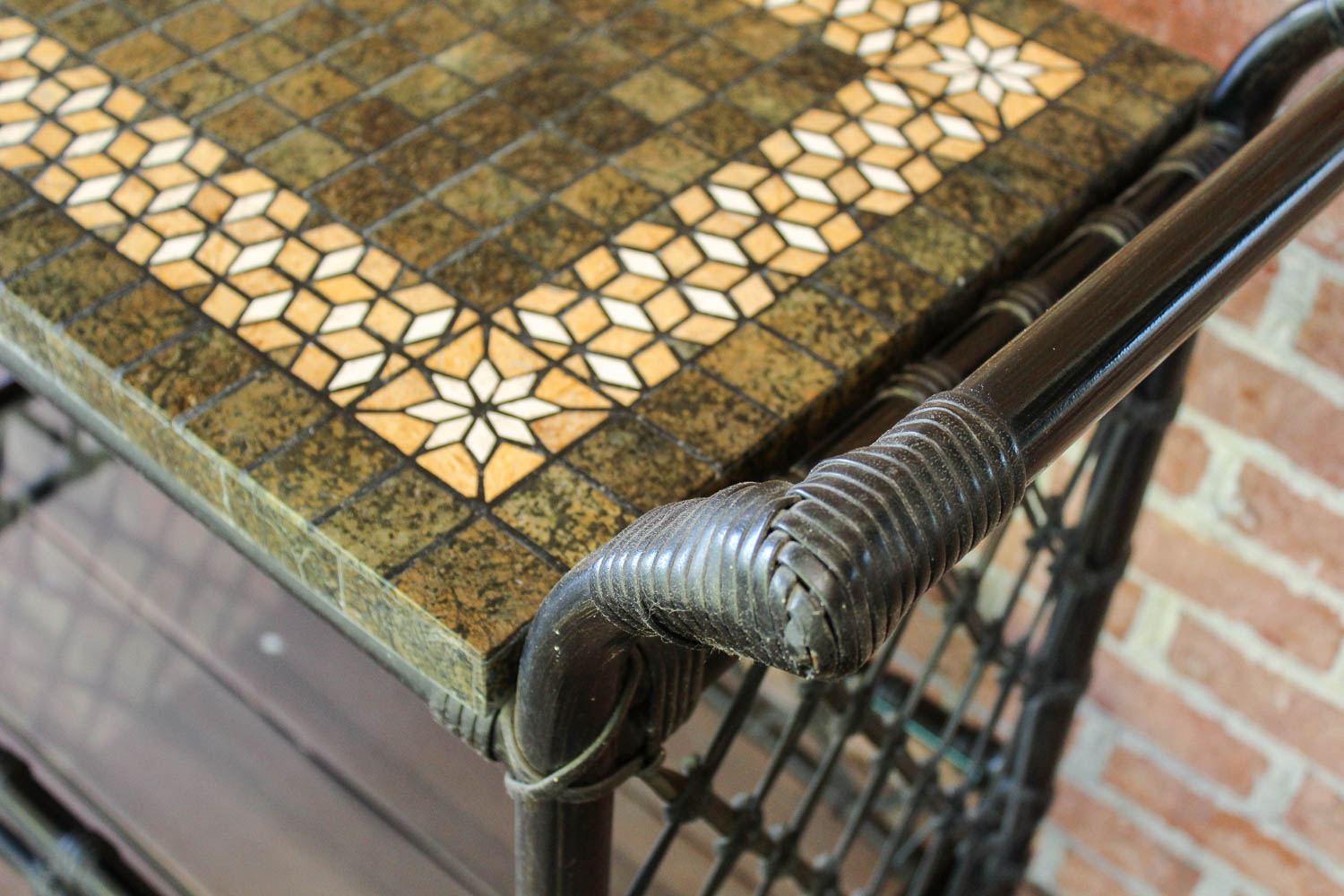 Outdoor Marble Kitchen Cart