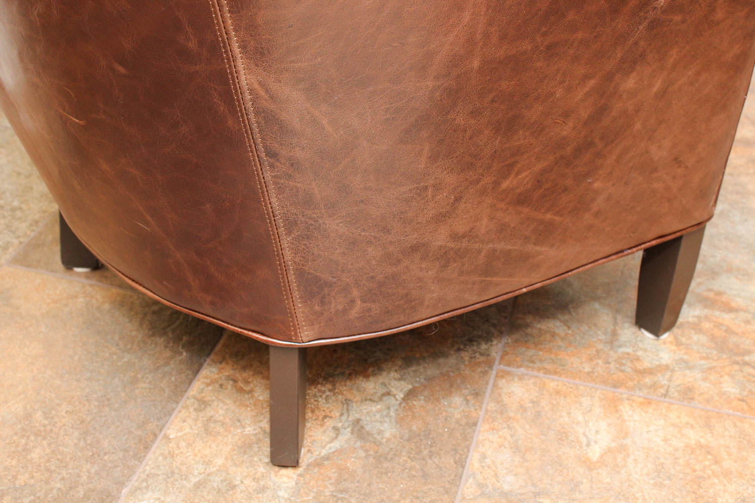 Arhaus "Giles" Leather Club Chair