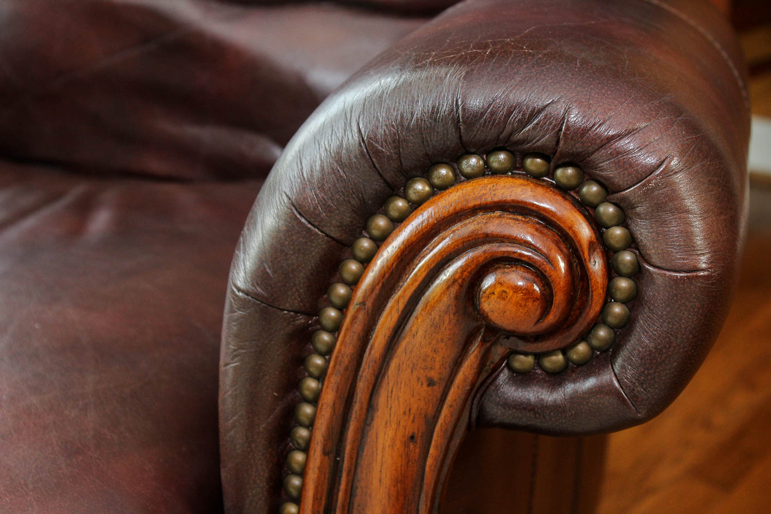 Bradington Young Leather Reclining Arm Chair