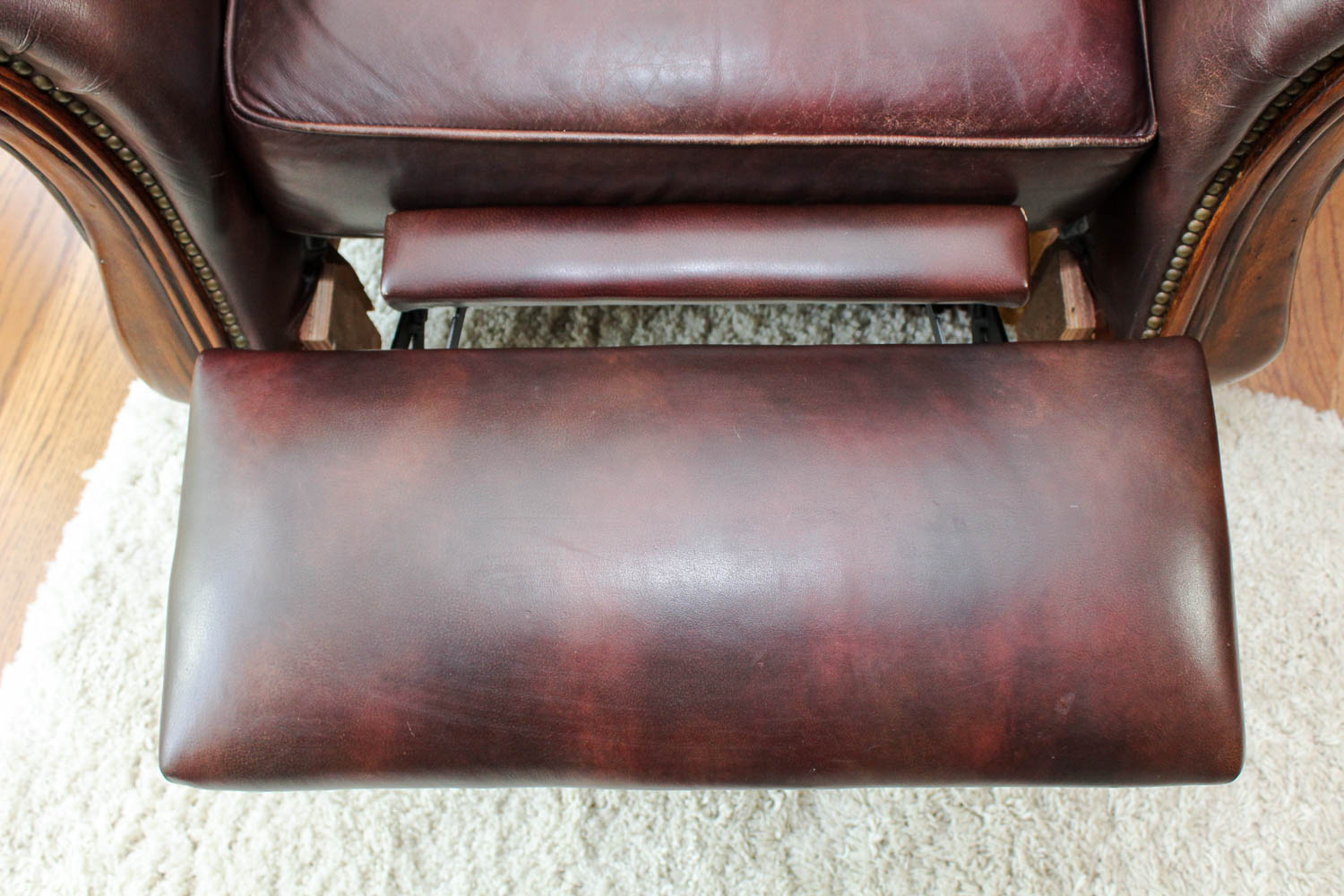 Bradington Young Leather Reclining Arm Chair