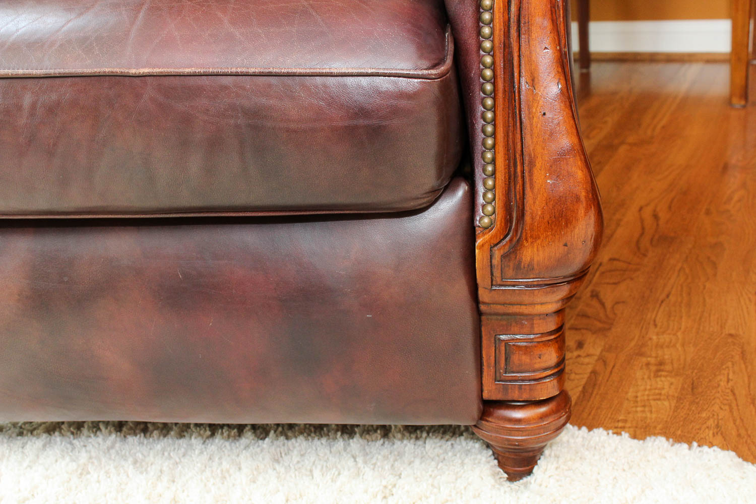 Bradington Young Leather Reclining Arm Chair