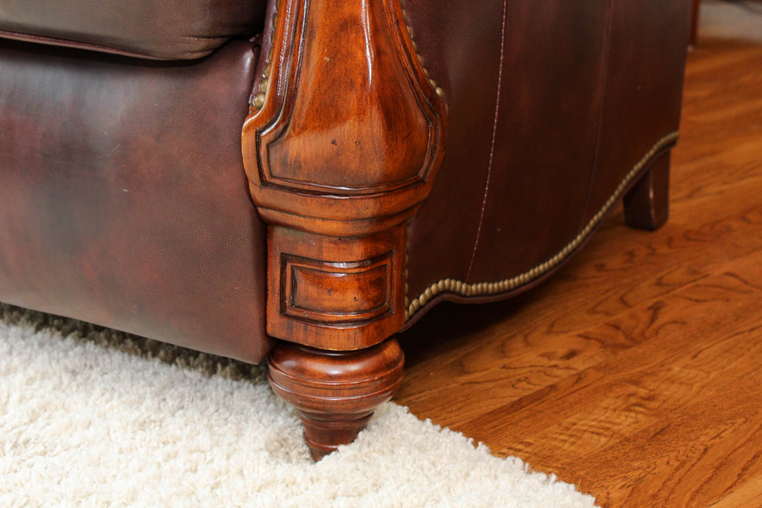 Bradington Young Leather Reclining Arm Chair