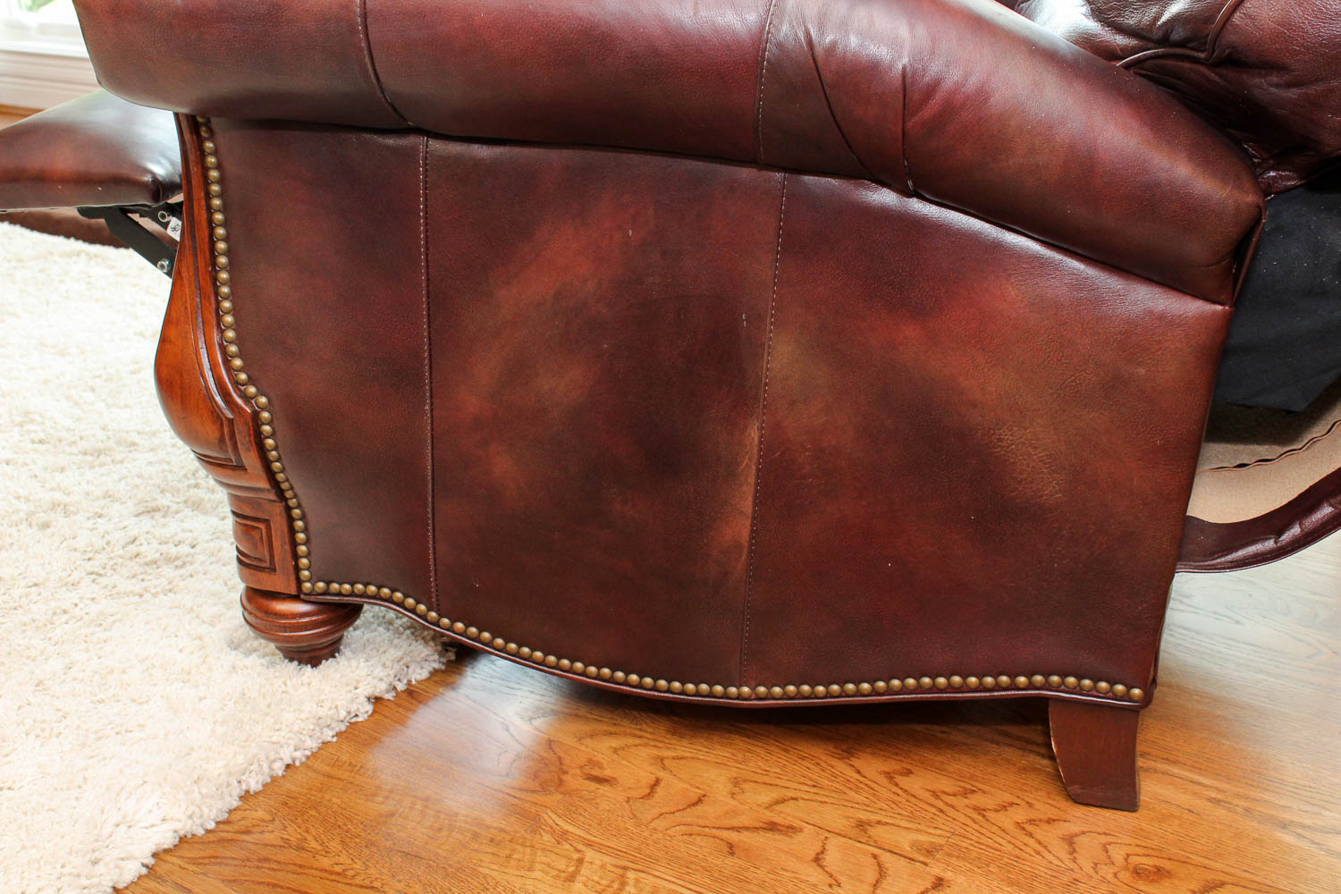 Bradington Young Leather Reclining Arm Chair