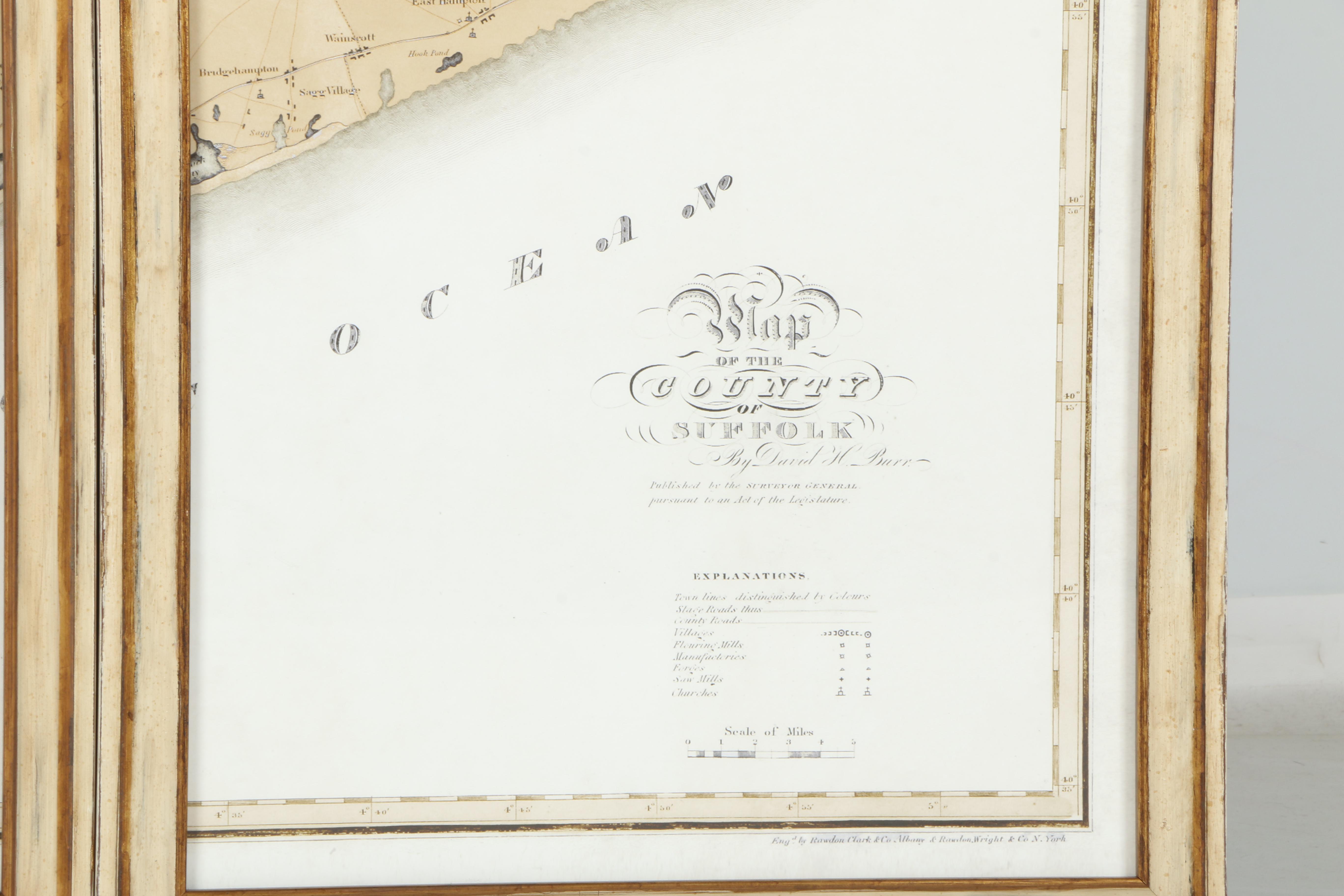 Long Island Triptych Giclee Map