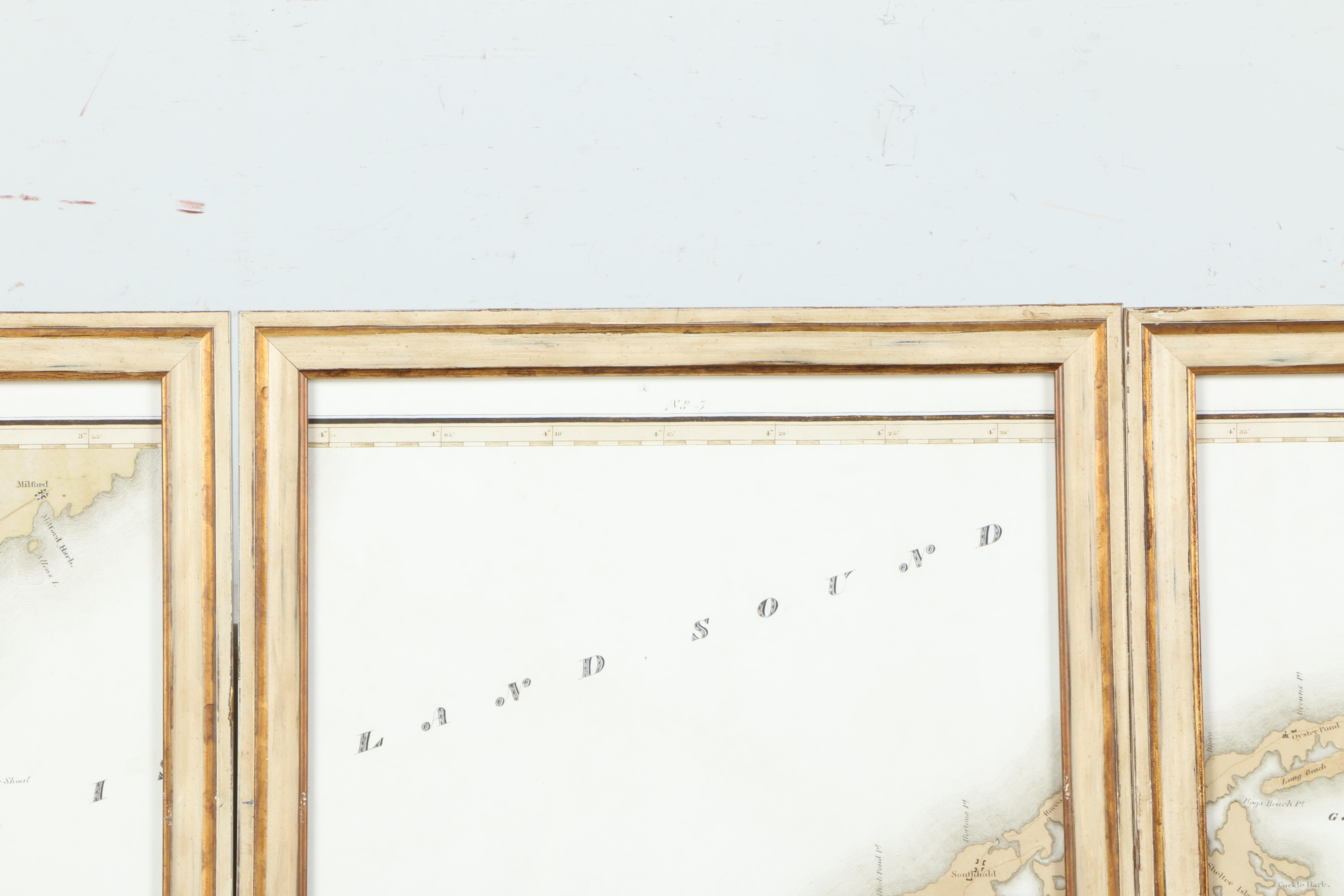 Long Island Triptych Giclee Map