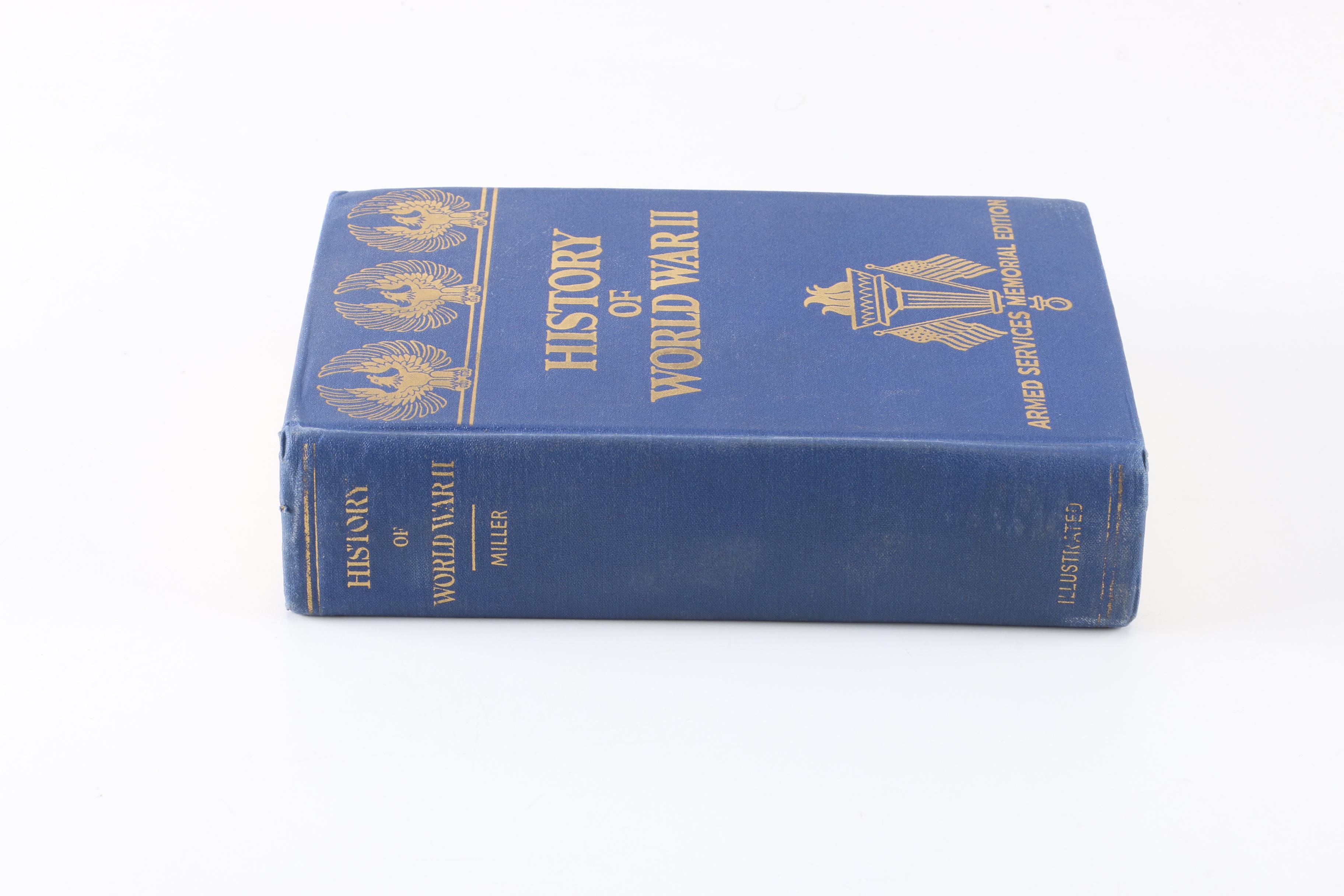 1945 "History of World War II" by Francis Trevelyan Miller