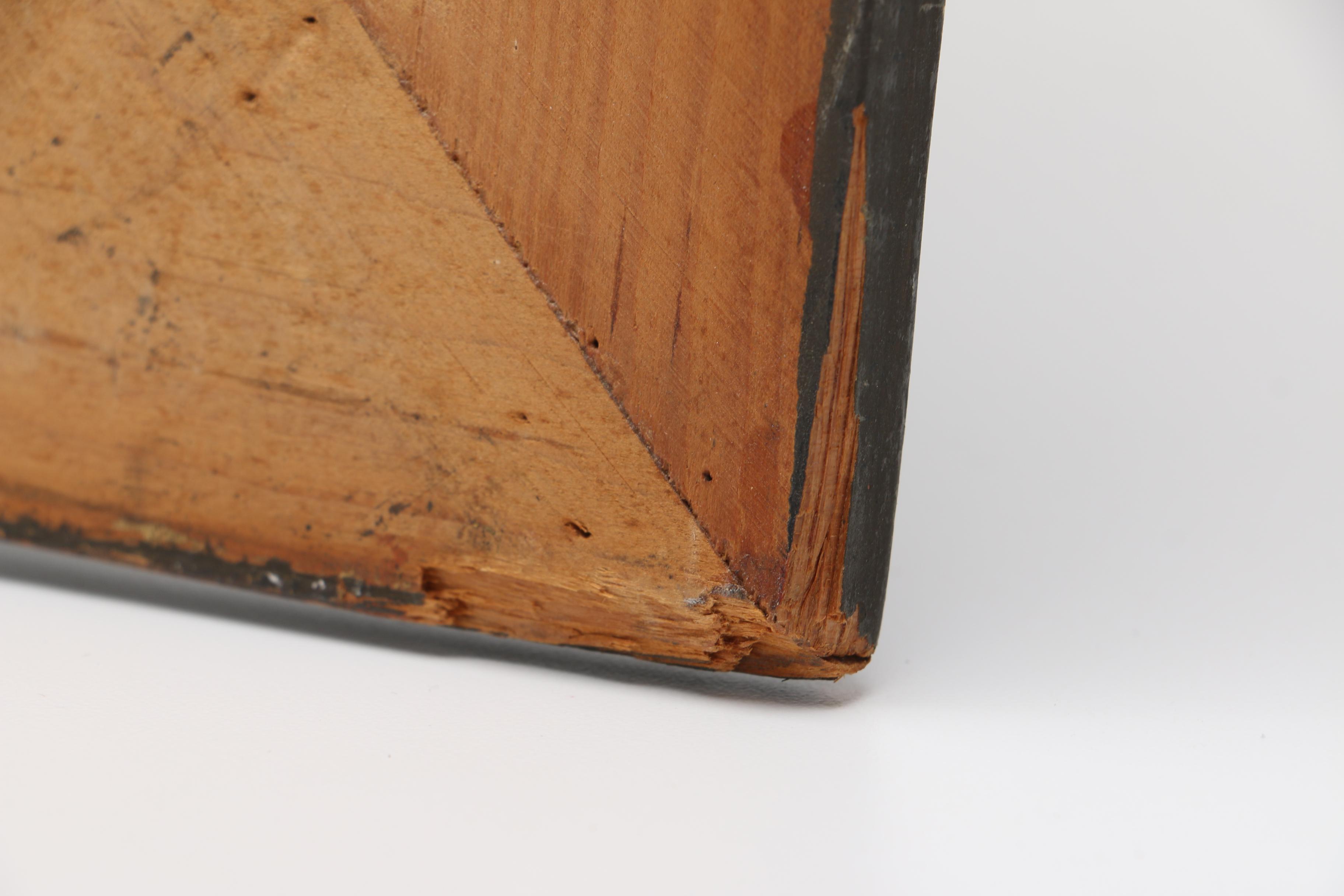 Pichler Oil Painting on Canvas of Waves Under a Grey Sky