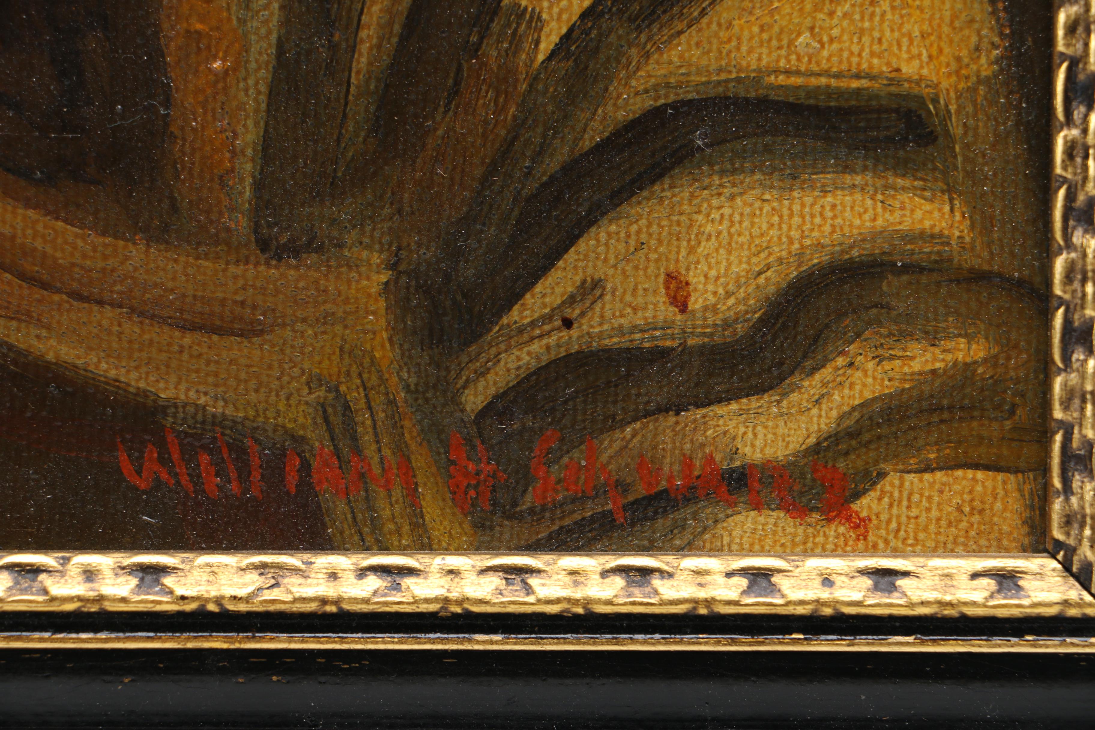 William H. Schwarz Oil Painting On Canvas Portrait of a Jewish Man