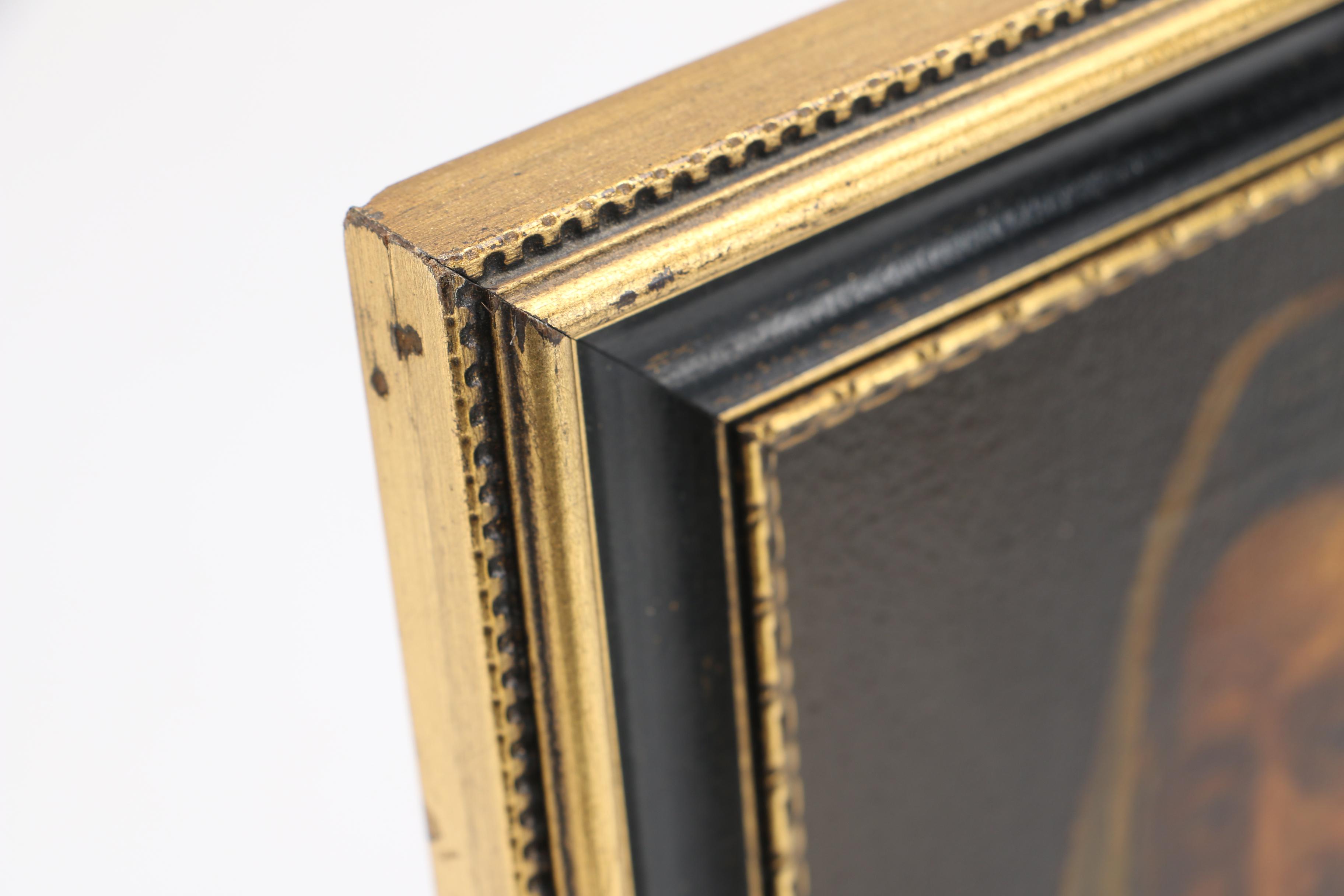 William H. Schwarz Oil Painting On Canvas Portrait of a Jewish Man