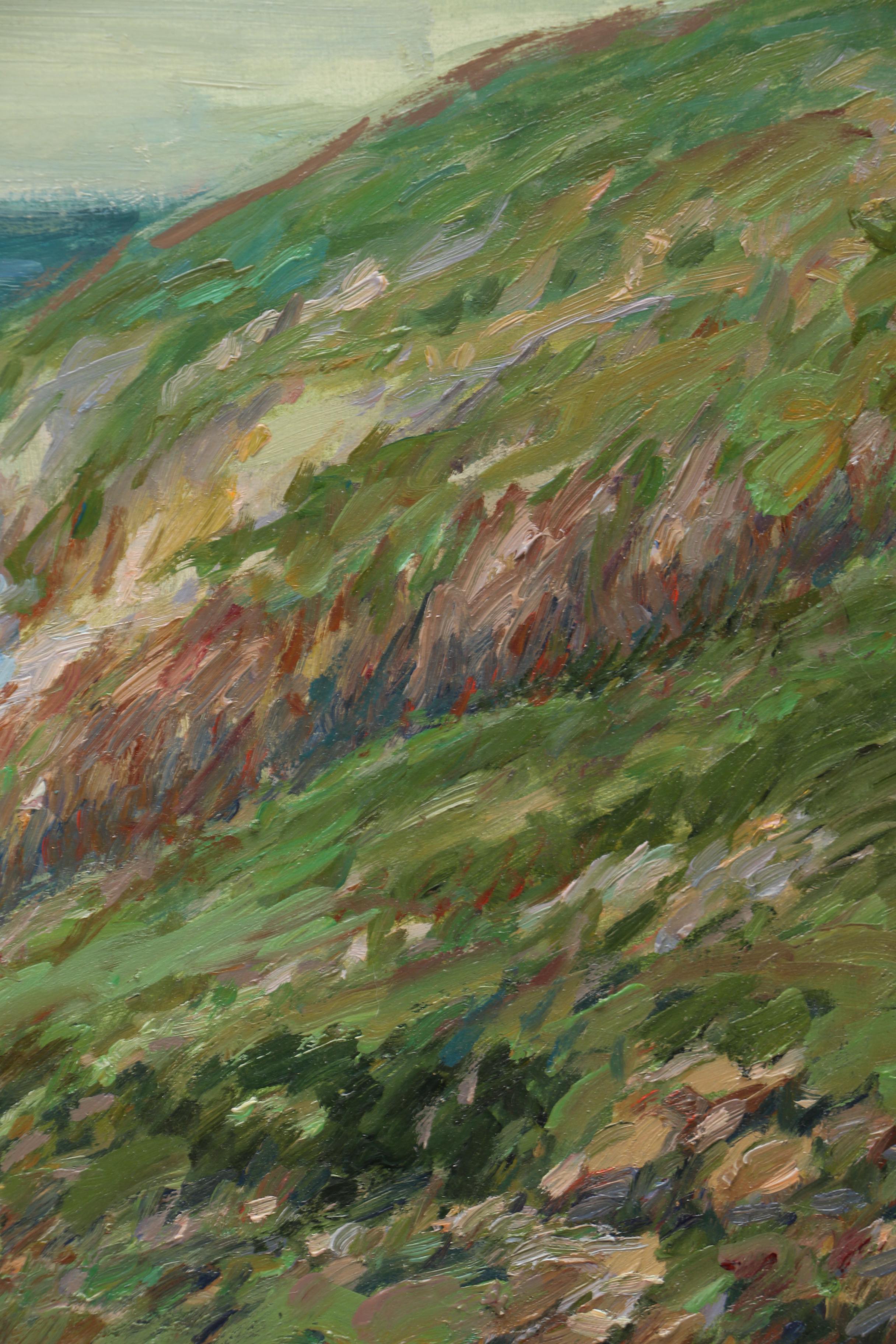 Oil Painting on Board of Oceanscape