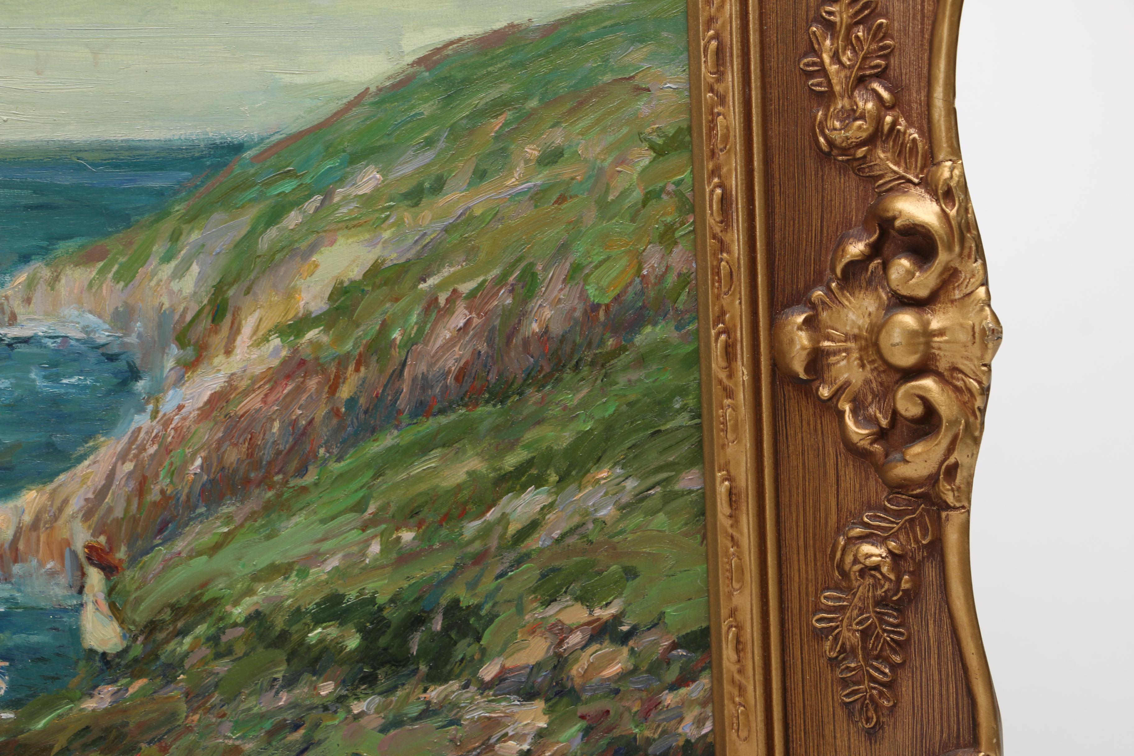 Oil Painting on Board of Oceanscape