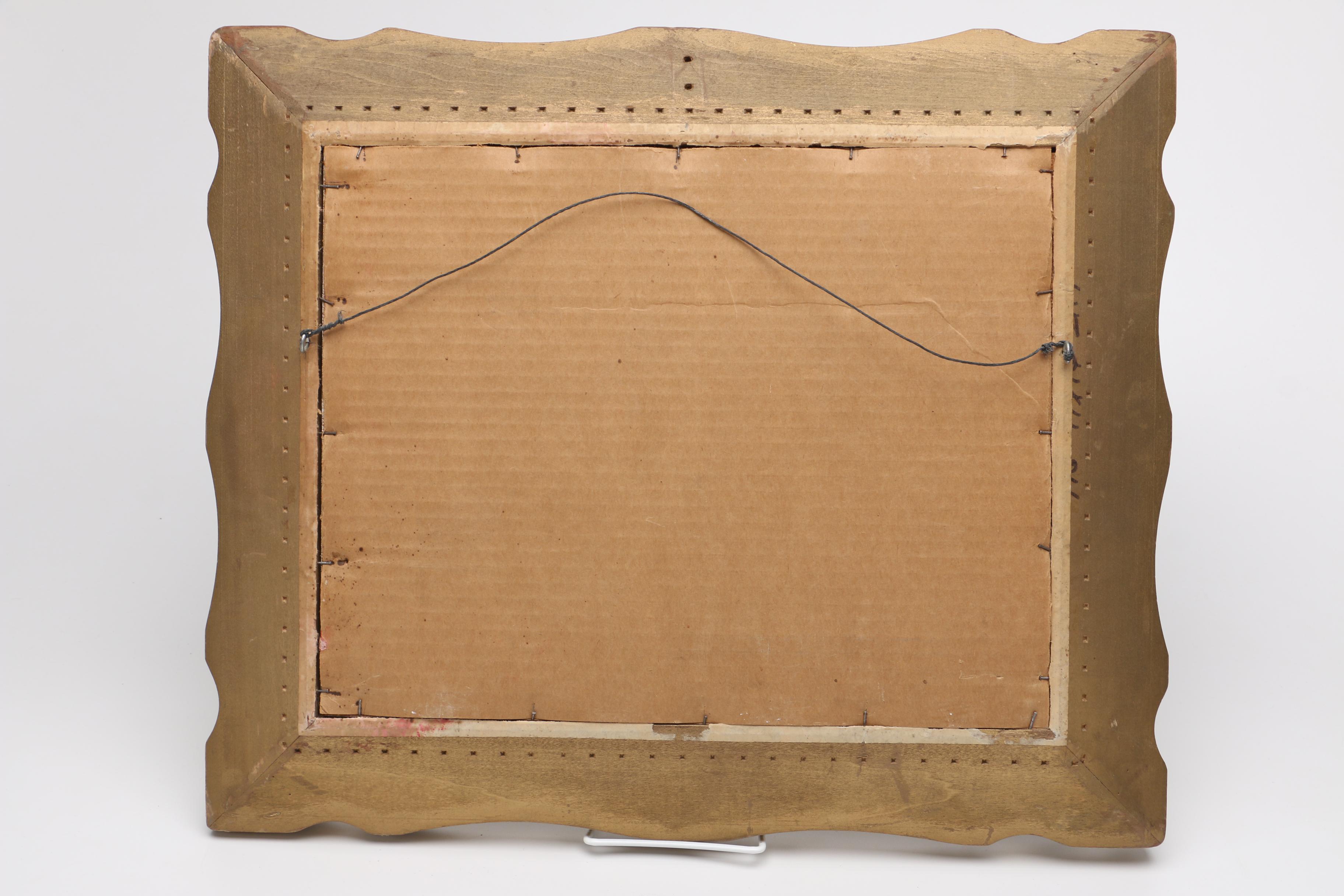 Oil Painting on Board of Oceanscape