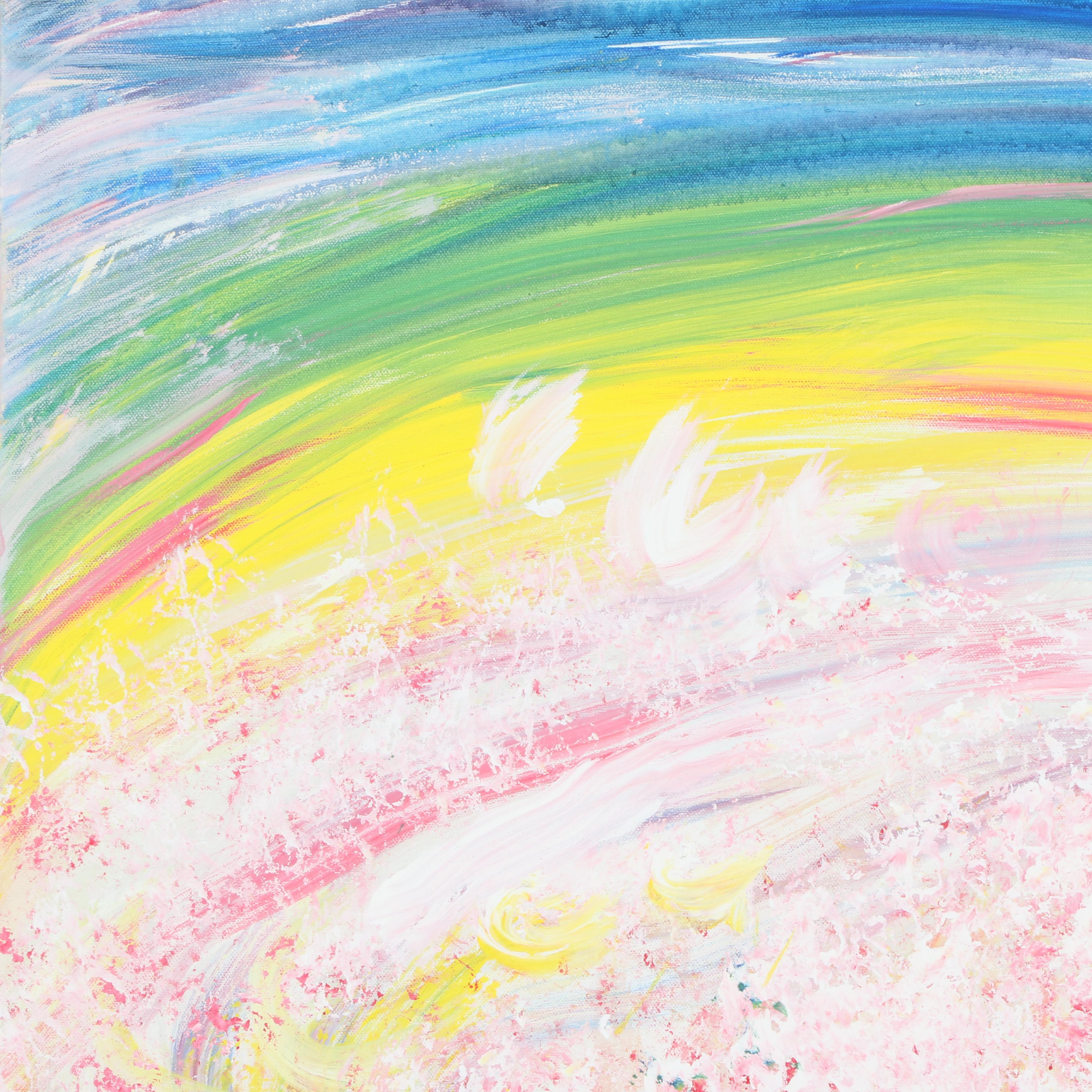 Oil on Canvas Painting of a Rainbow