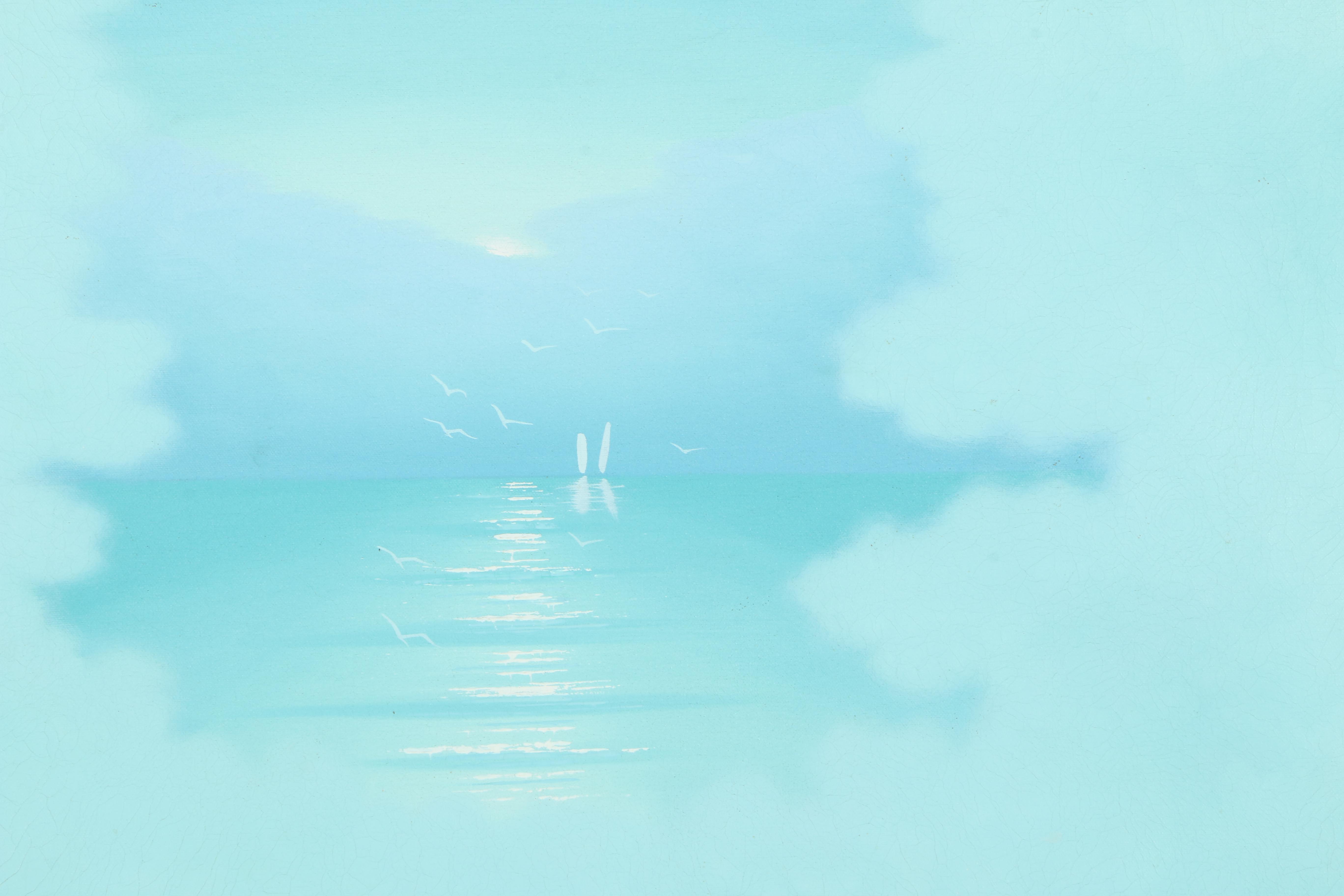 Oil Painting on Canvas of Horizon