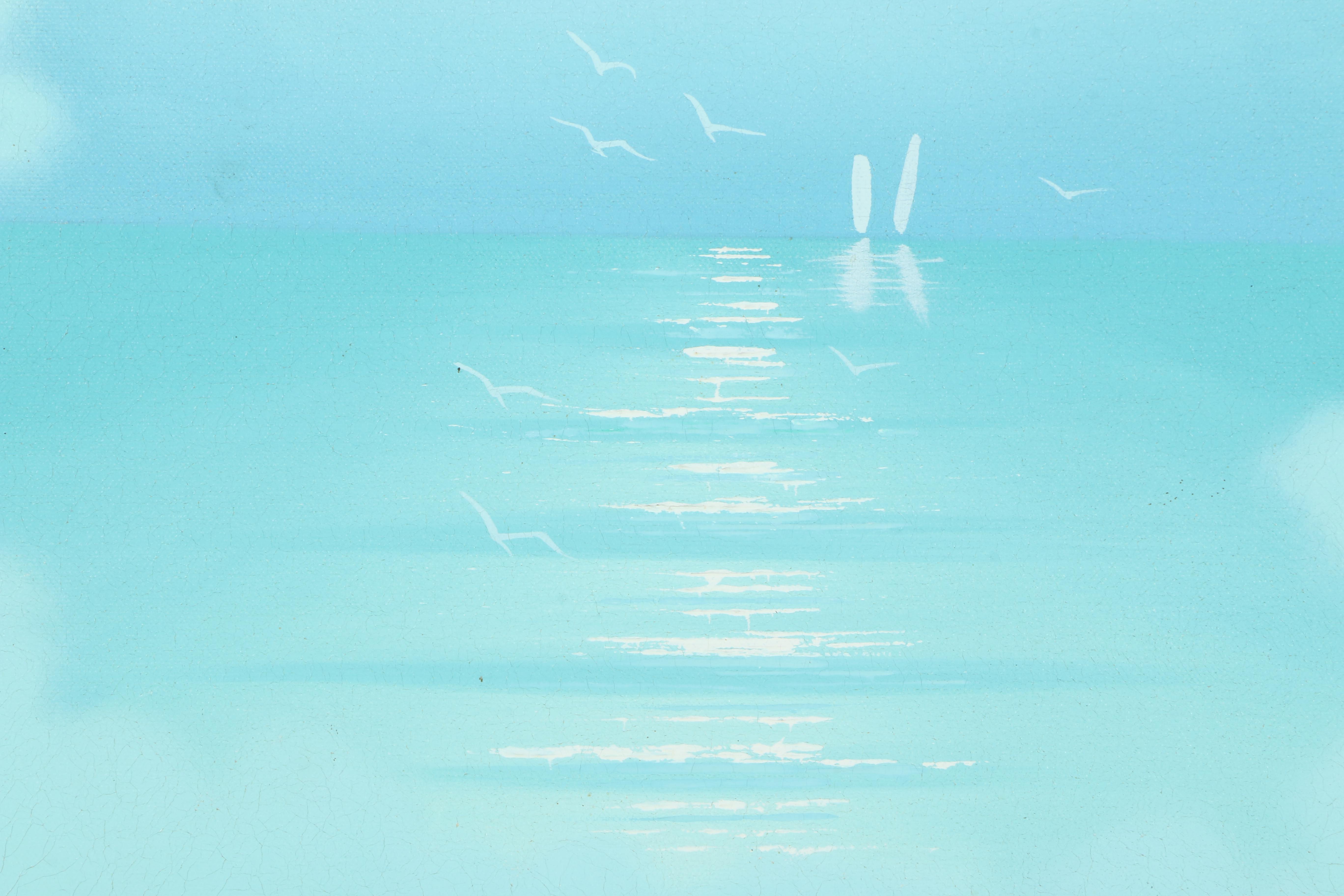 Oil Painting on Canvas of Horizon