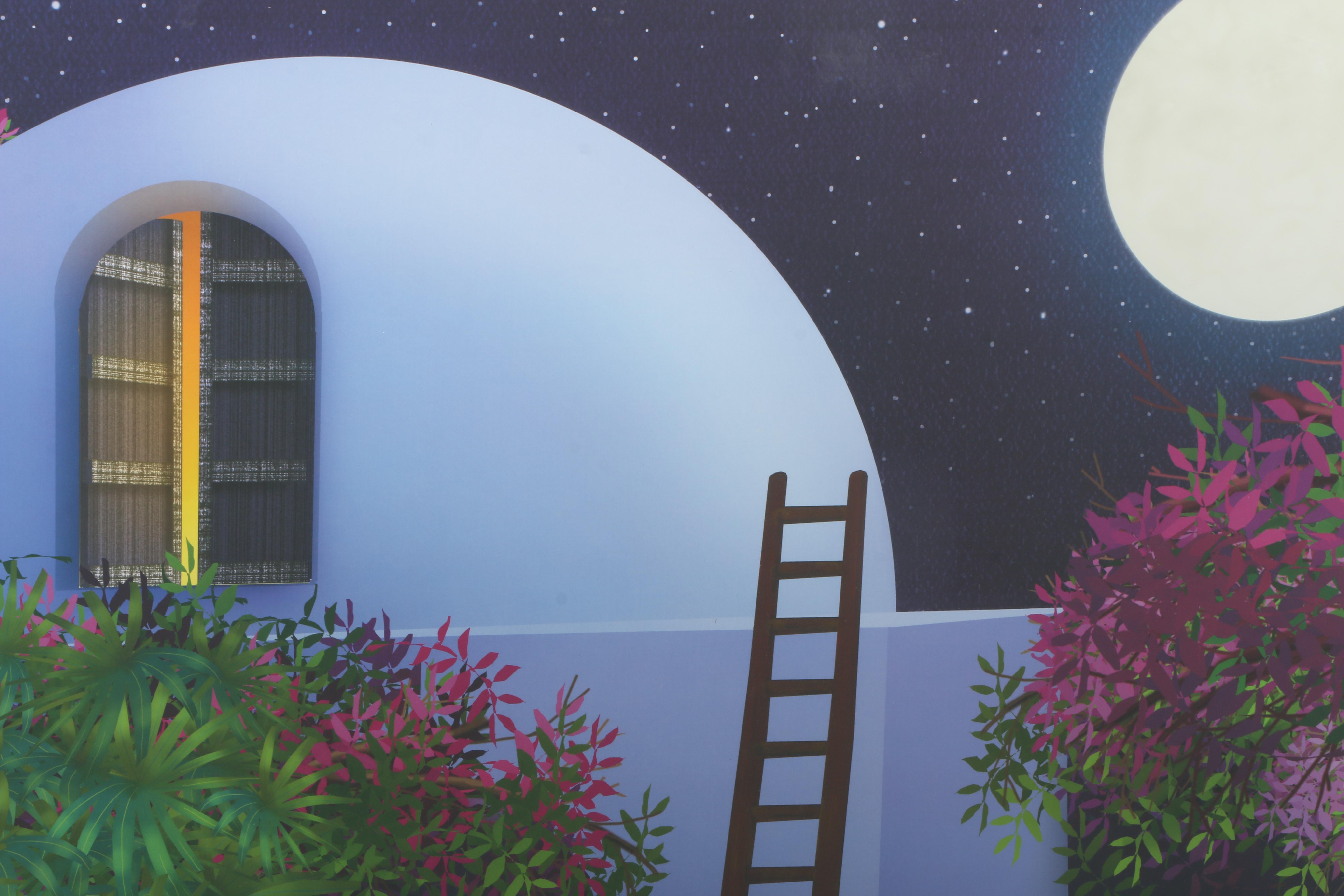 Mike Muffins Limited Edition Giclee Print "Moon Tower"