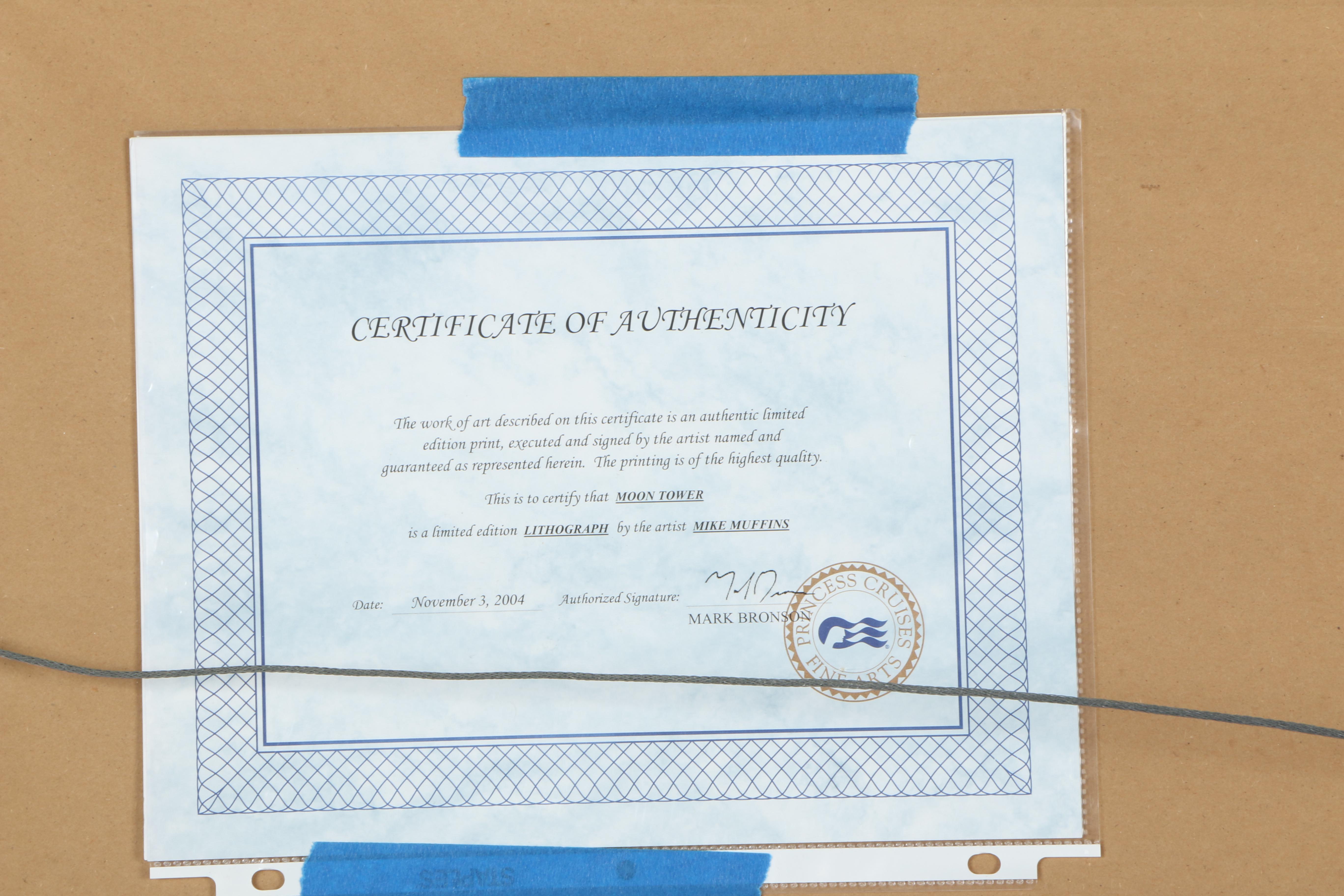 Mike Muffins Limited Edition Giclee Print "Moon Tower"