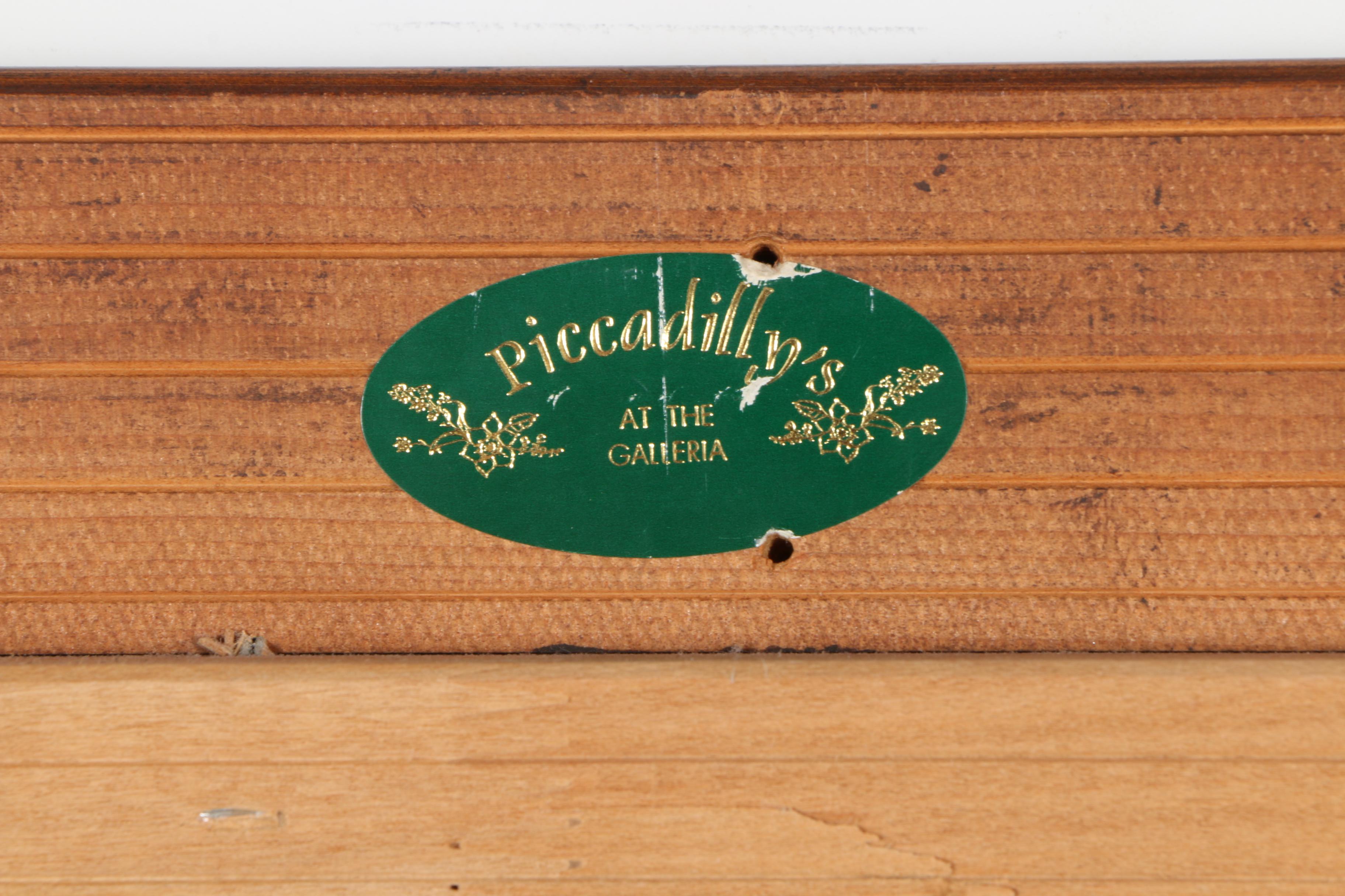 Thomas Kinkade Limited Edition Embellished Offset Lithograph "Lamplight Village"