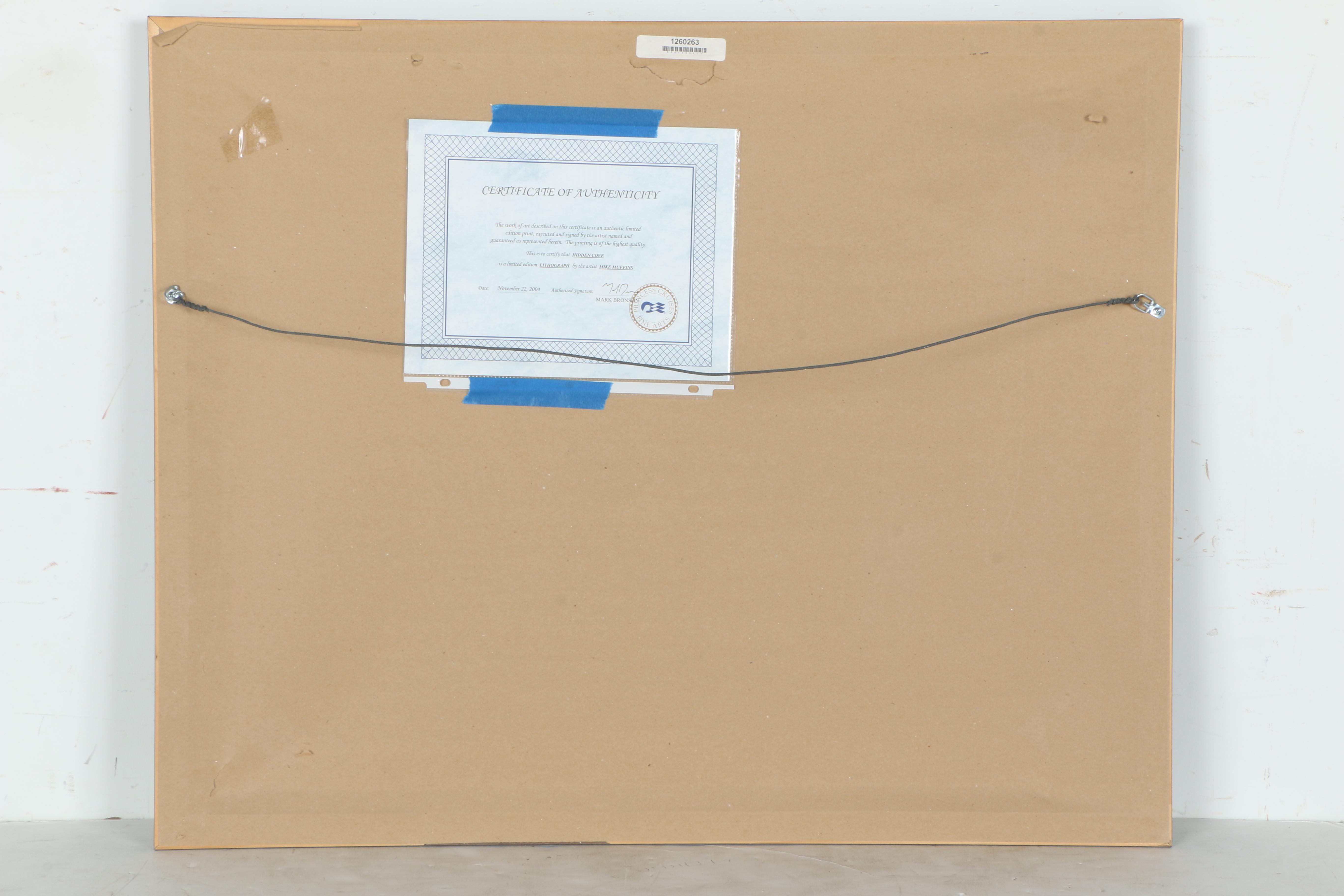 Mike Muffins Limited Edition Giclee Print "Hidden Cove"