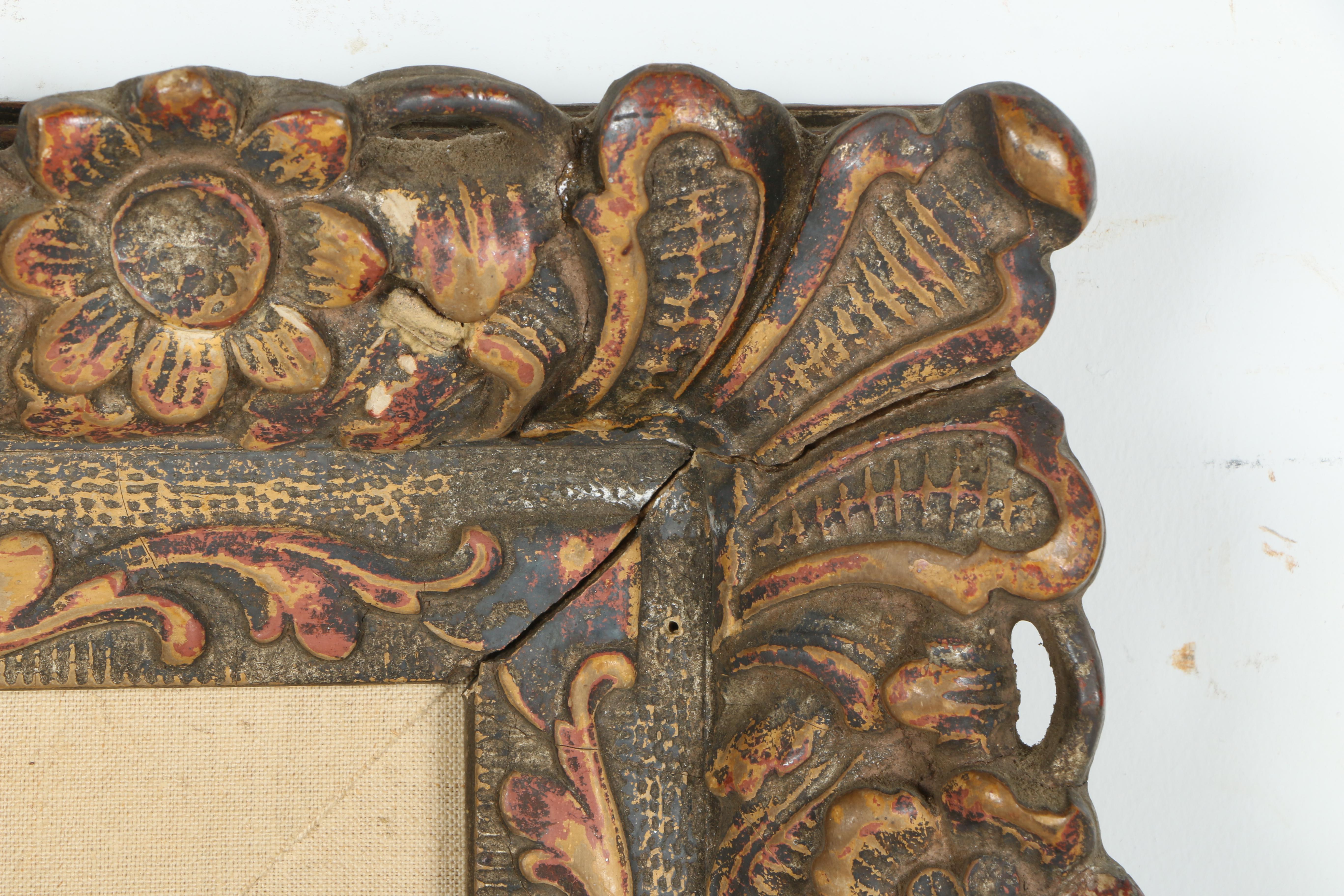 Lacquered Acrylic Painting on Board of Forest