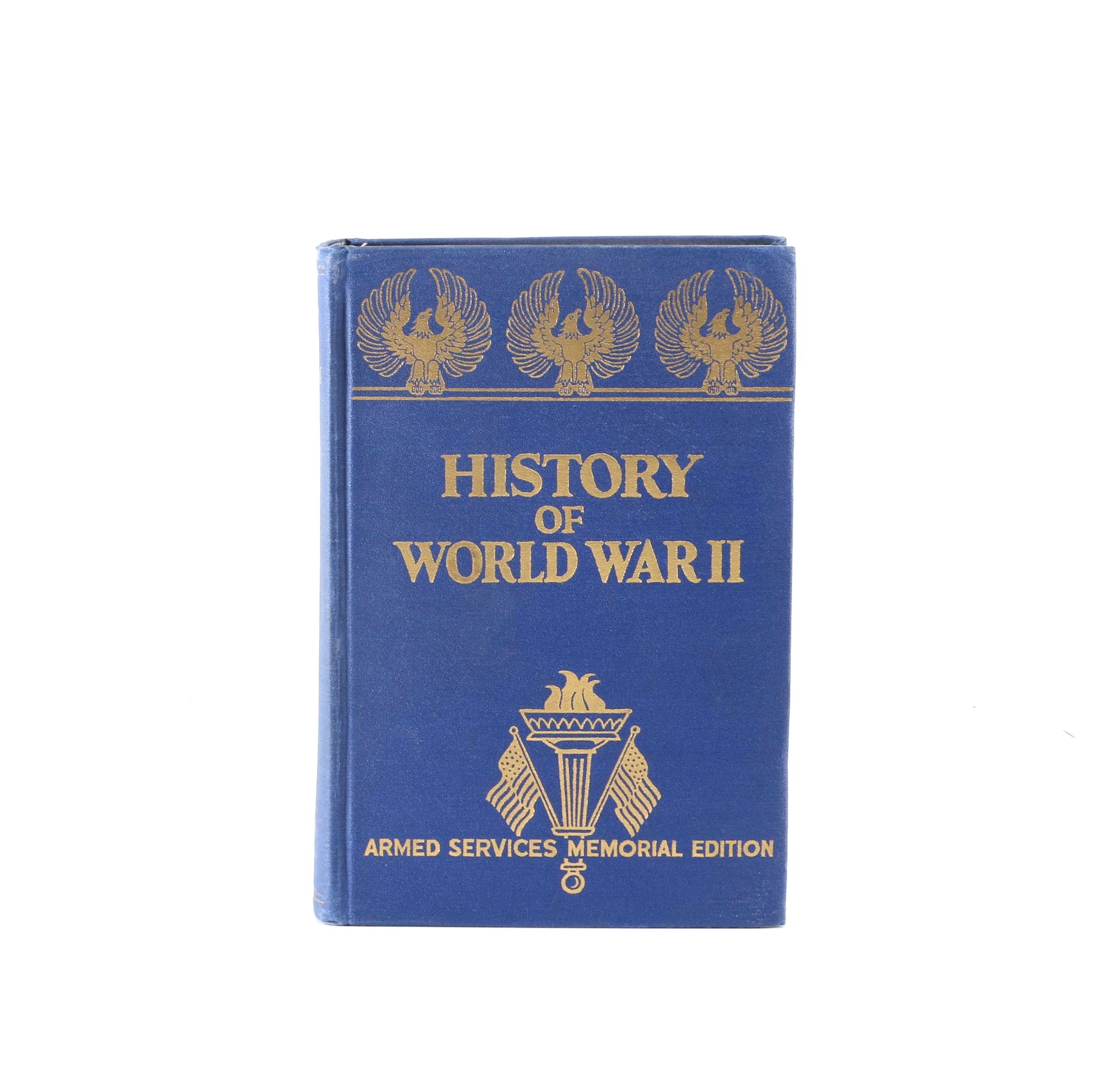 1945 "History of World War II" by Francis Trevelyan Miller