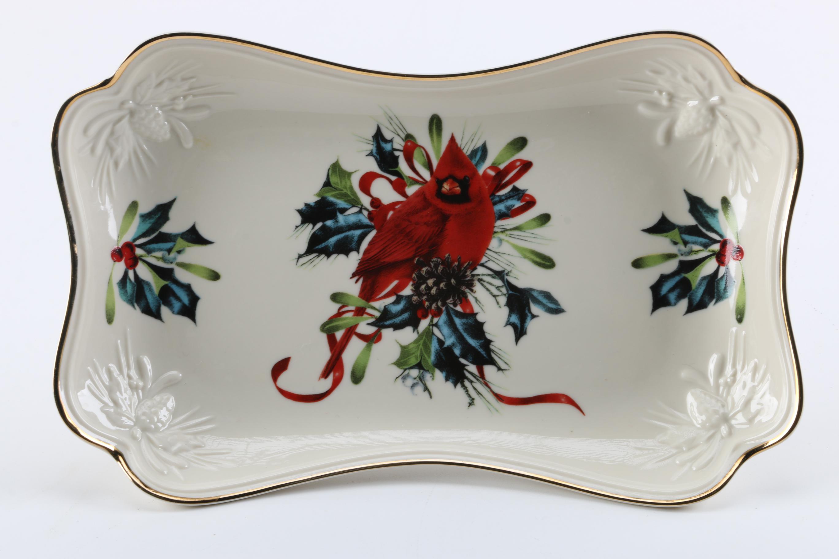 Lenox Winter-Themed Porcelain Tableware Assortment