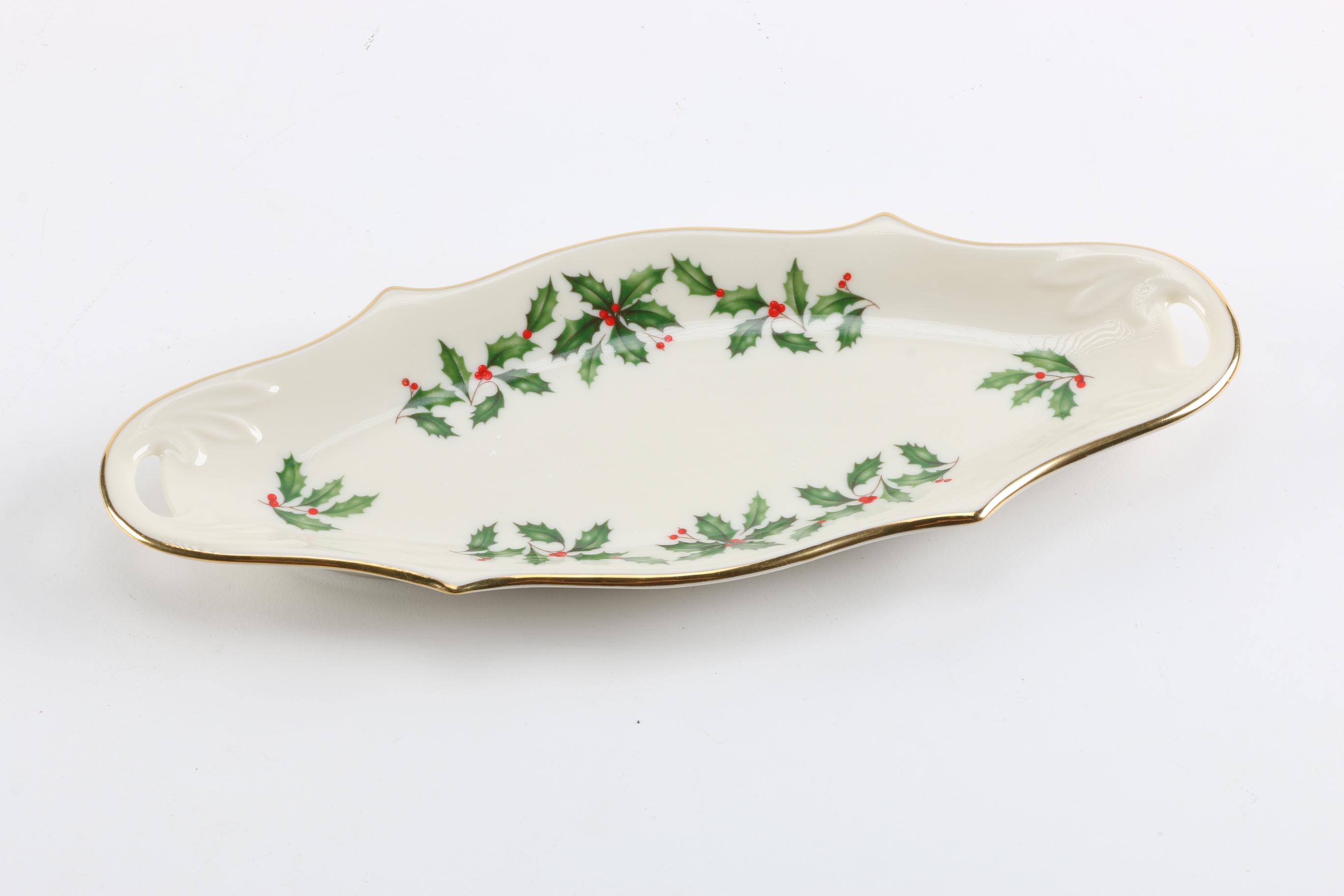 Lenox Winter-Themed Porcelain Tableware Assortment