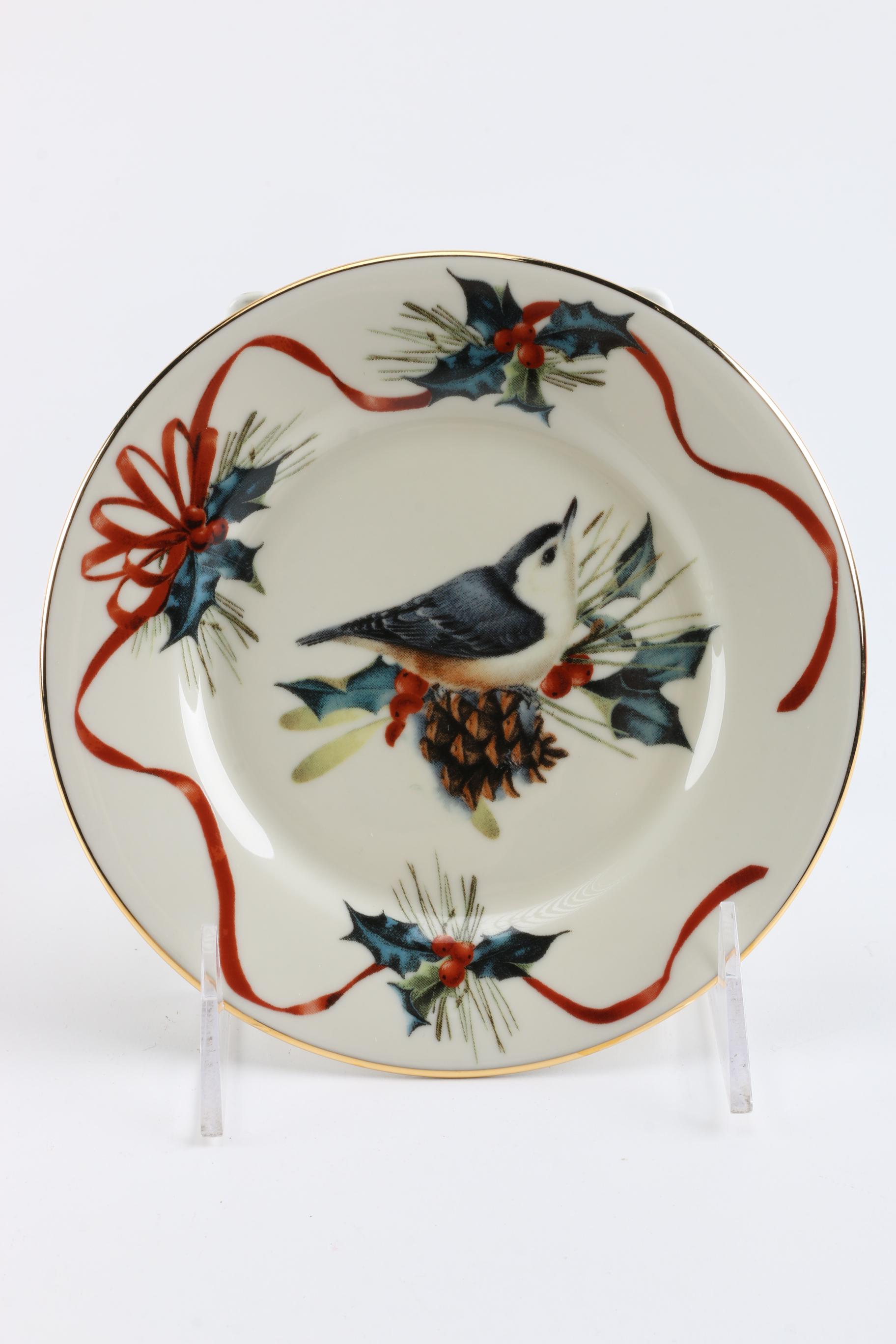 Lenox Winter-Themed Porcelain Tableware Assortment