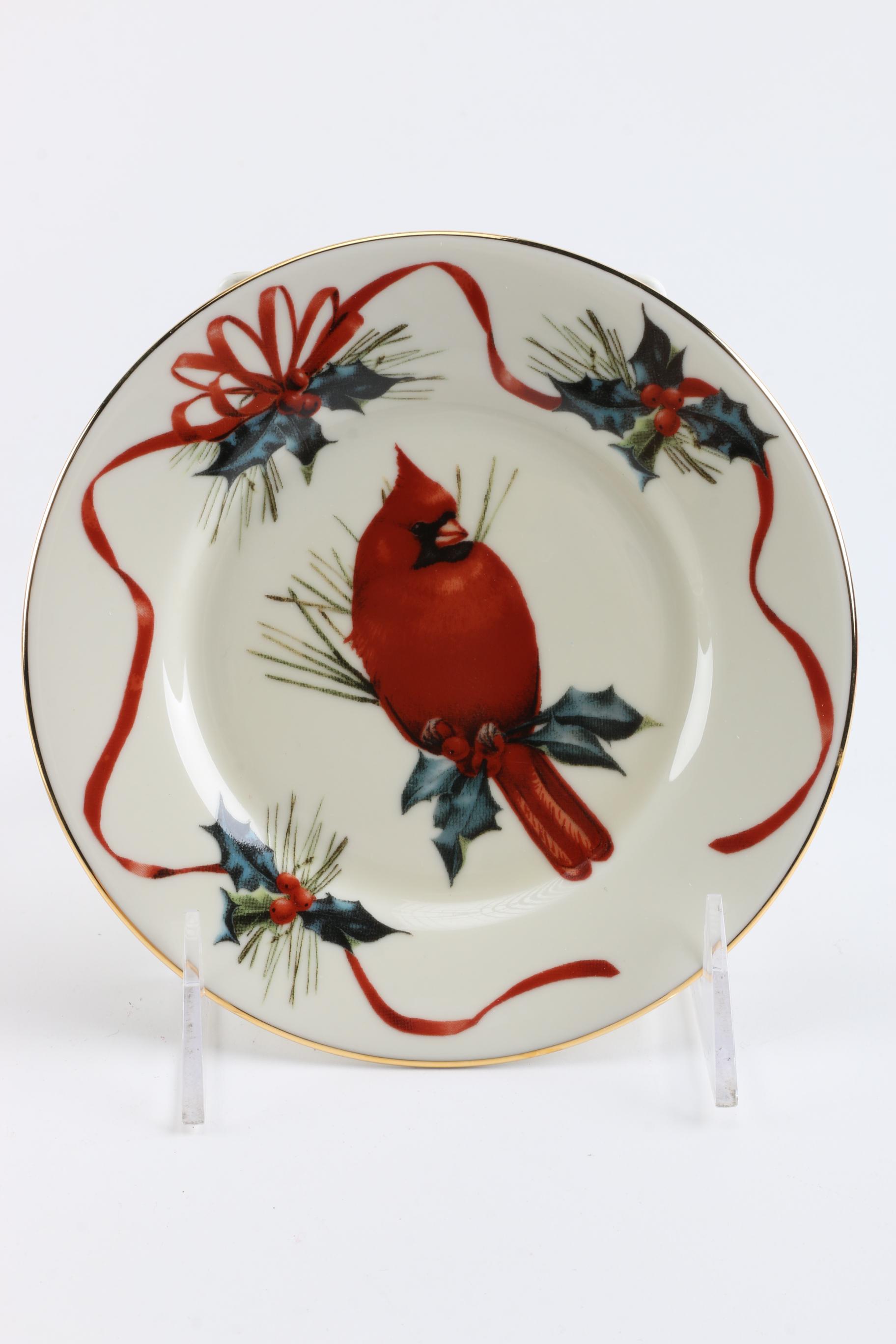 Lenox Winter-Themed Porcelain Tableware Assortment