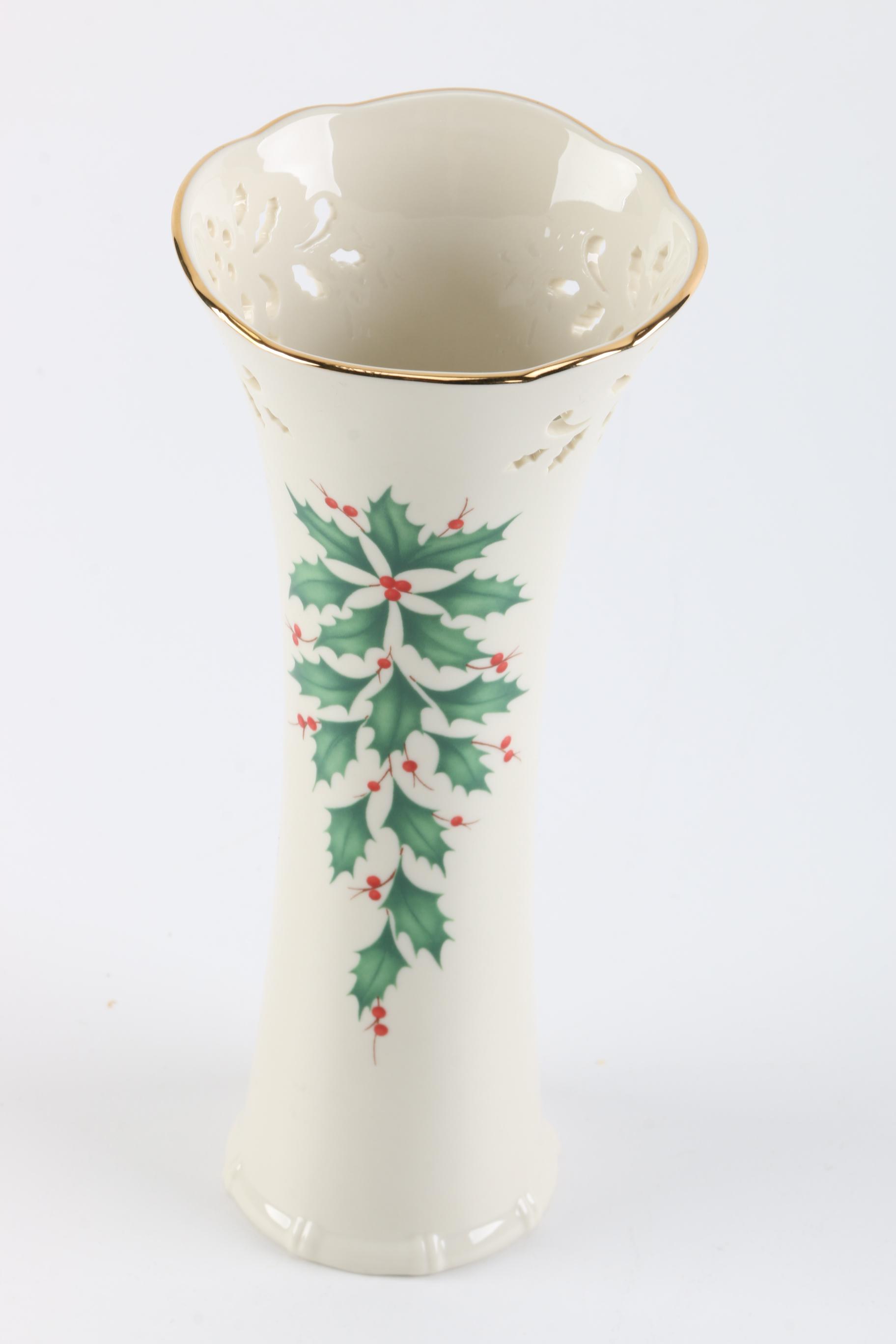 Lenox Winter-Themed Porcelain Tableware Assortment