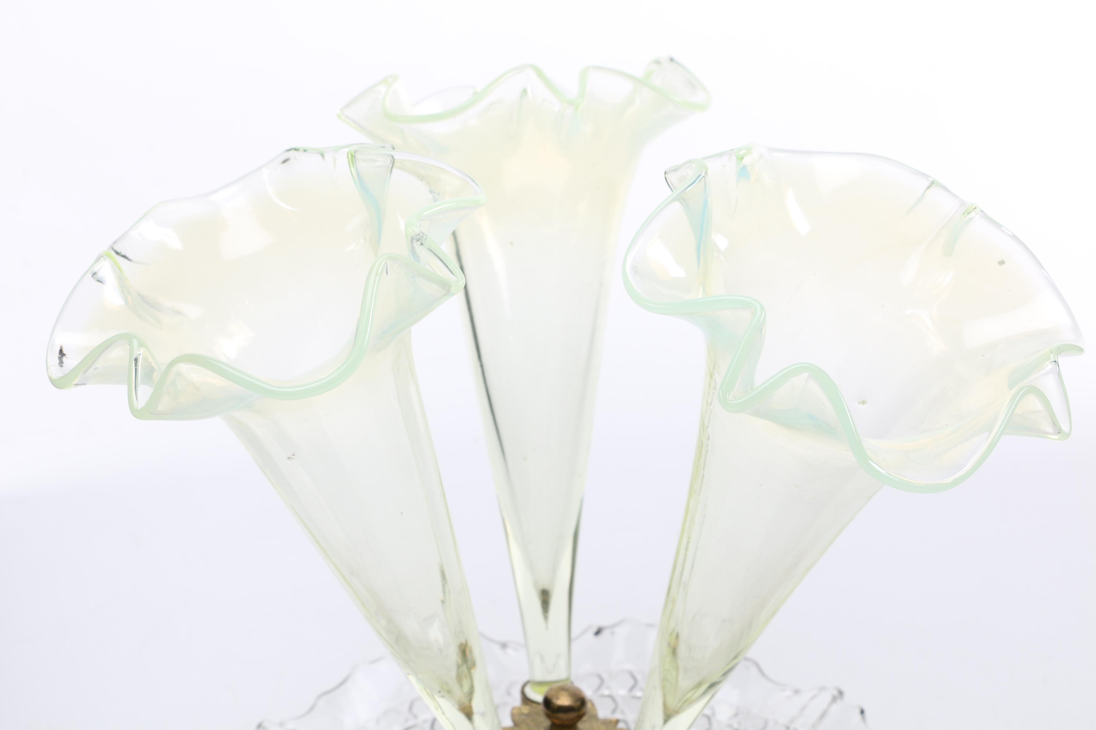 Floral Glass Centerpiece