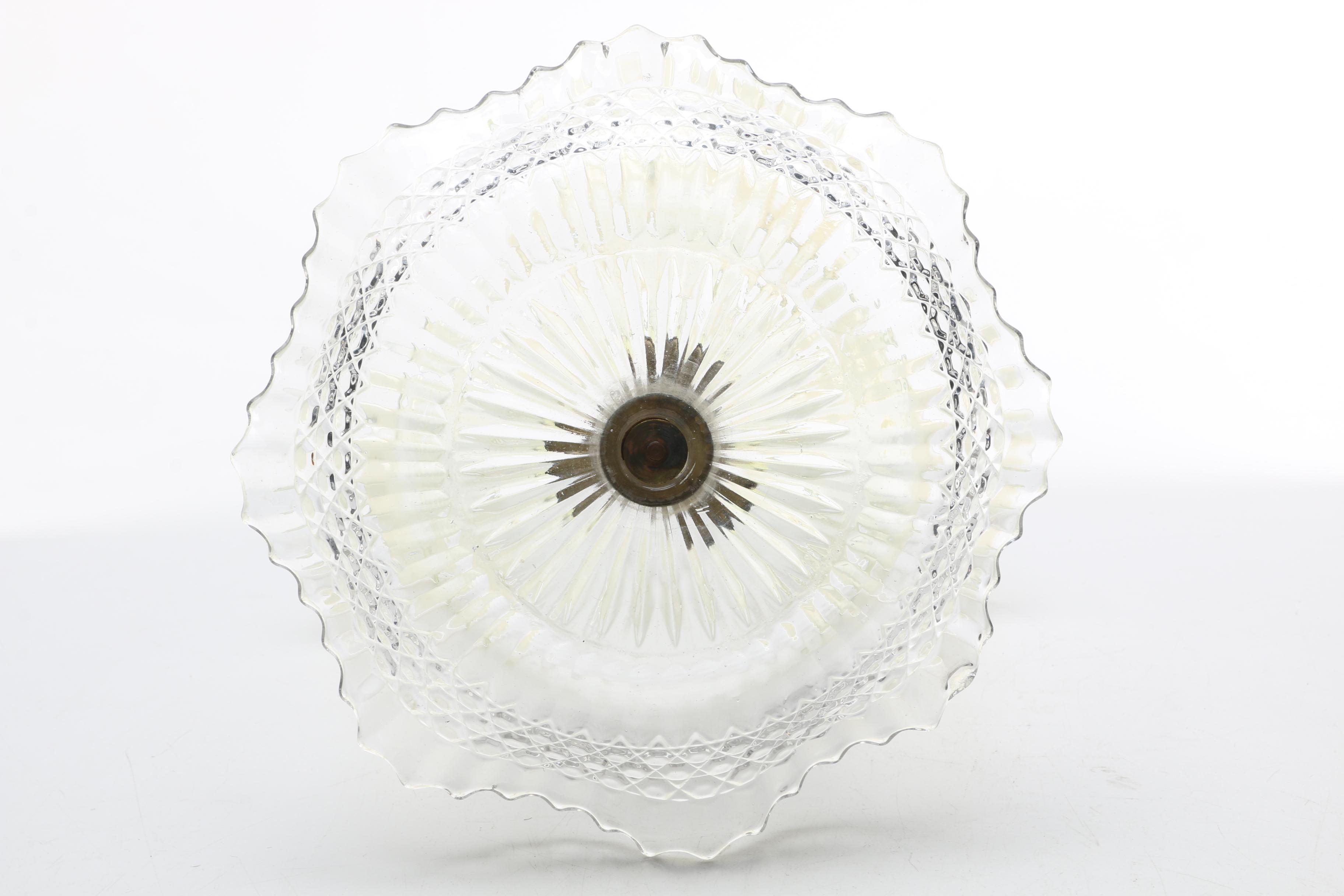 Floral Glass Centerpiece