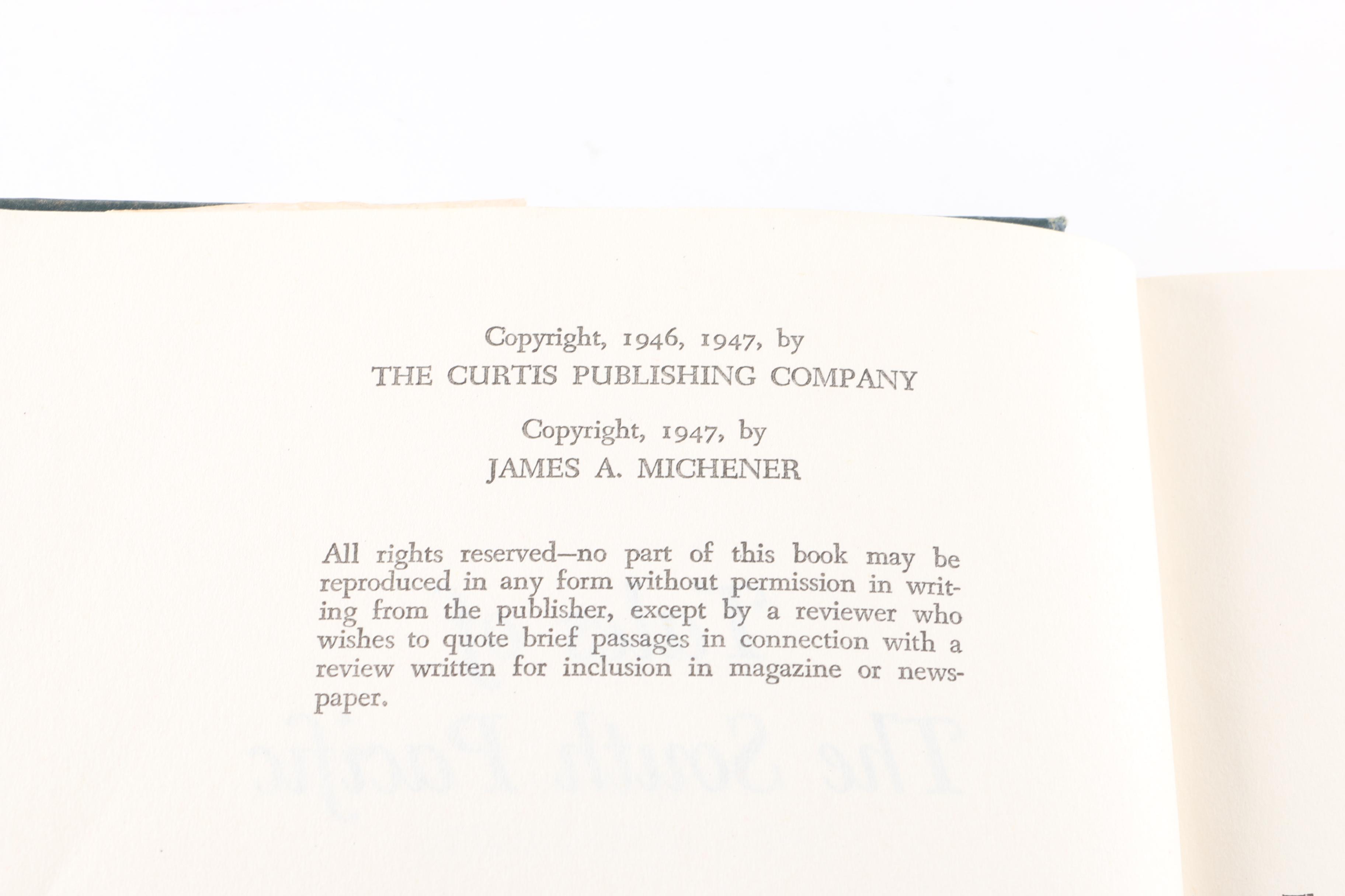 1947 "Tales of the South Pacific" by James A. Michener